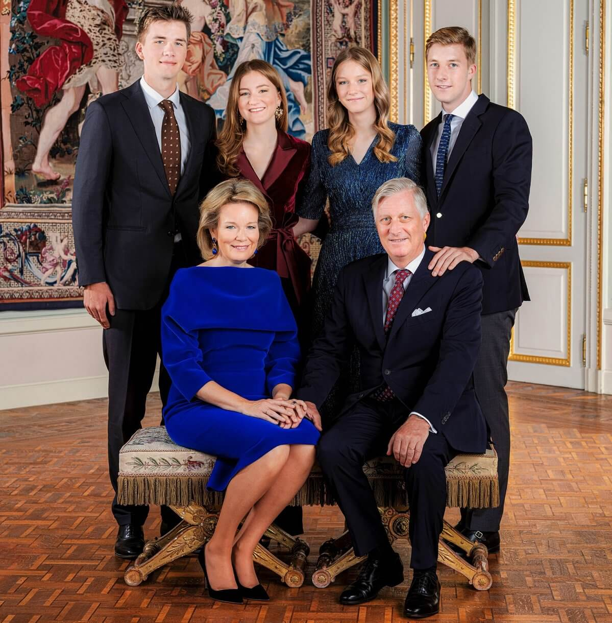 King Philippe And Queen Mathilde Share Their 2024 Christmas Card with regard to Royal Christmas Cards 2024