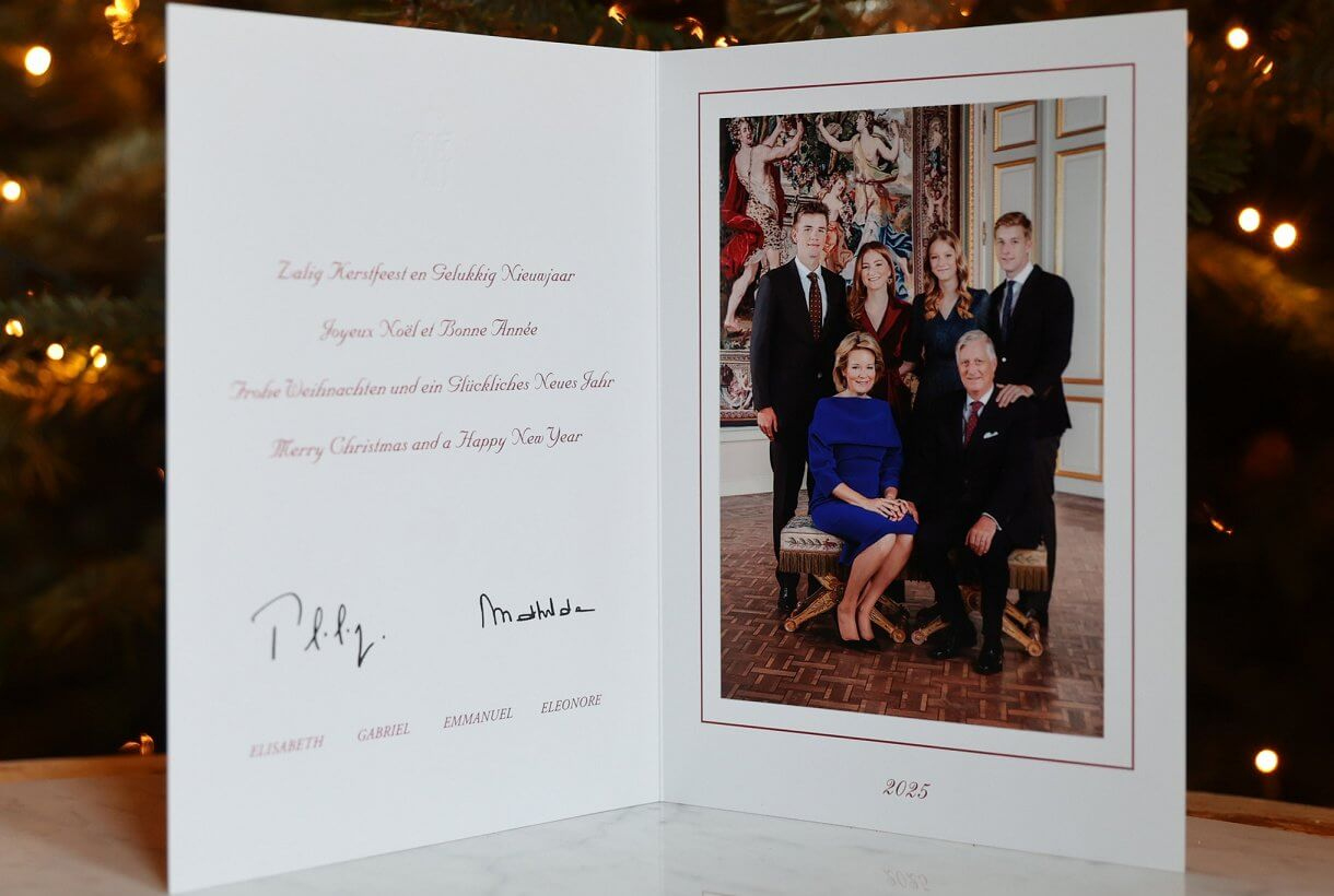 King Philippe And Queen Mathilde Share Their 2024 Christmas Card within Royal Christmas Cards 2024