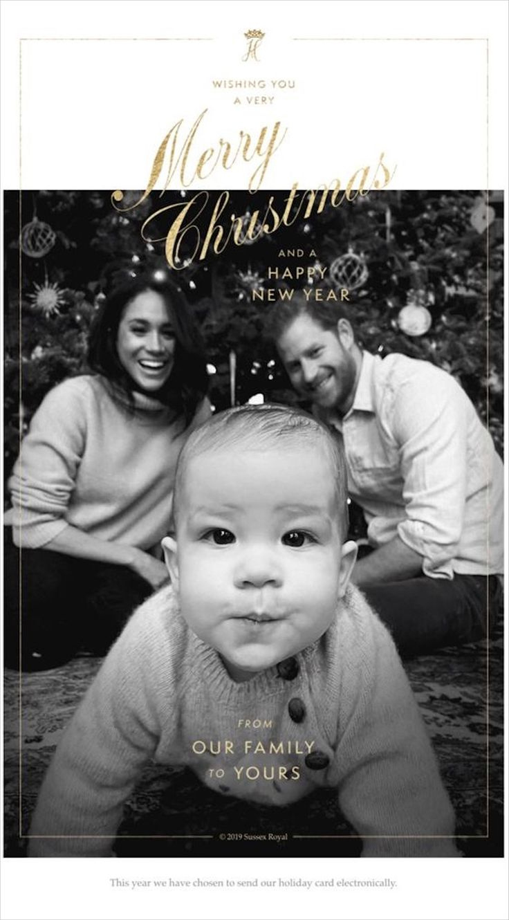 Meghan, Harry, And Archie Have The Cutest Christmas Card Of 2019 intended for Harry and Meghan Christmas Cards