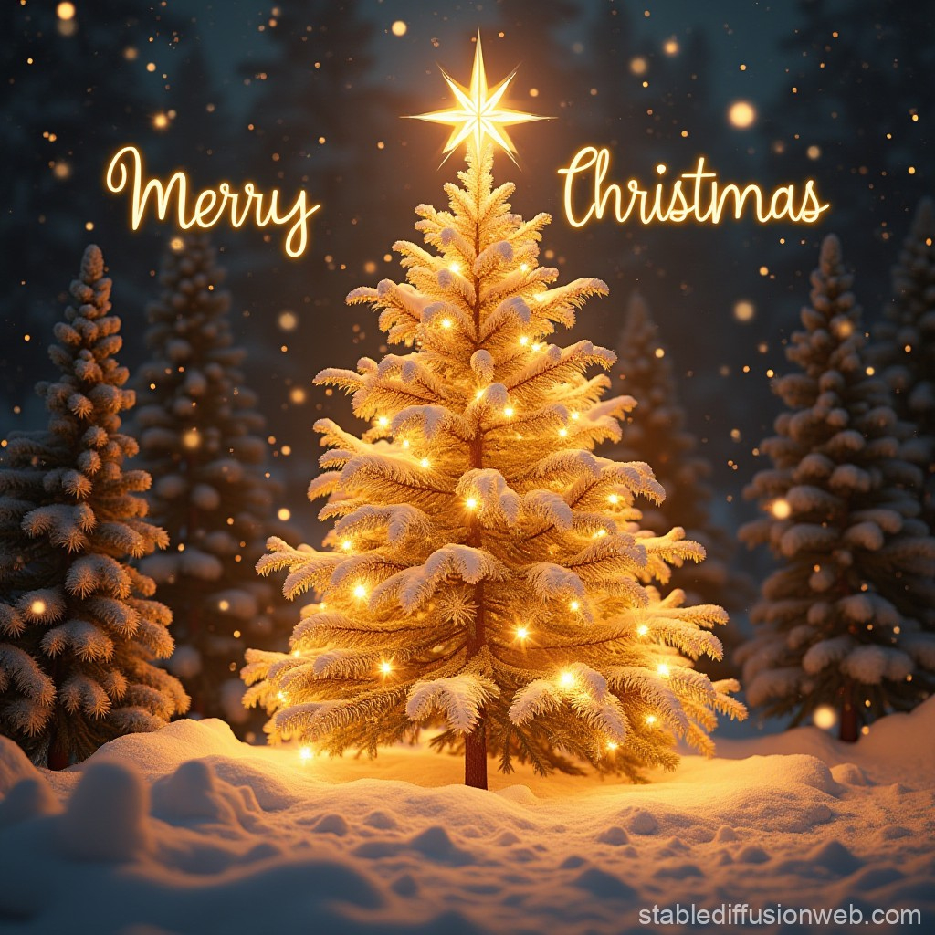 Merry Christmas 2024 Card | Stable Diffusion Online pertaining to Free Christmas Cards 2024