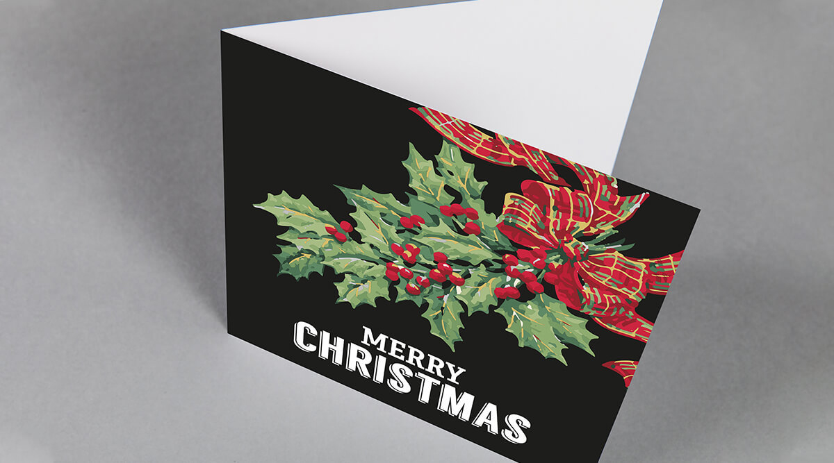 Print Christmas Cards - Personalised Christmas Cards - Digital inside Printing On Christmas Cards