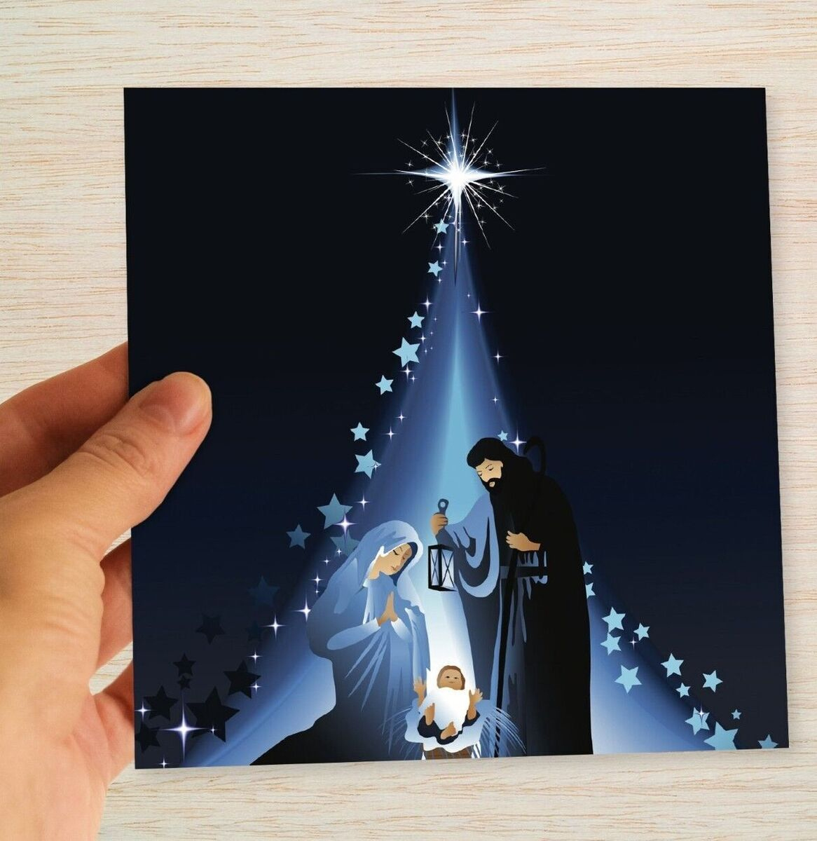 Religiöse Weihnachtskarten Oder -Packungen - Christliche Karten Krippe &amp;quot;Ein Ster regarding Christmas Cards For Christian