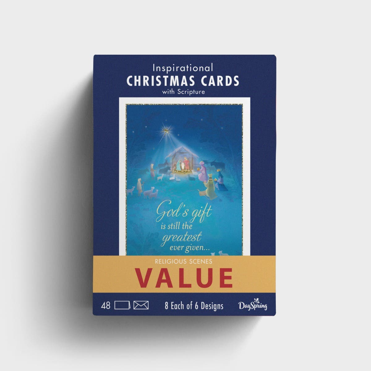 Religious Scenes Value Box - 48 Christmas Cards | Dayspring within Boxed Christmas Cards Religious