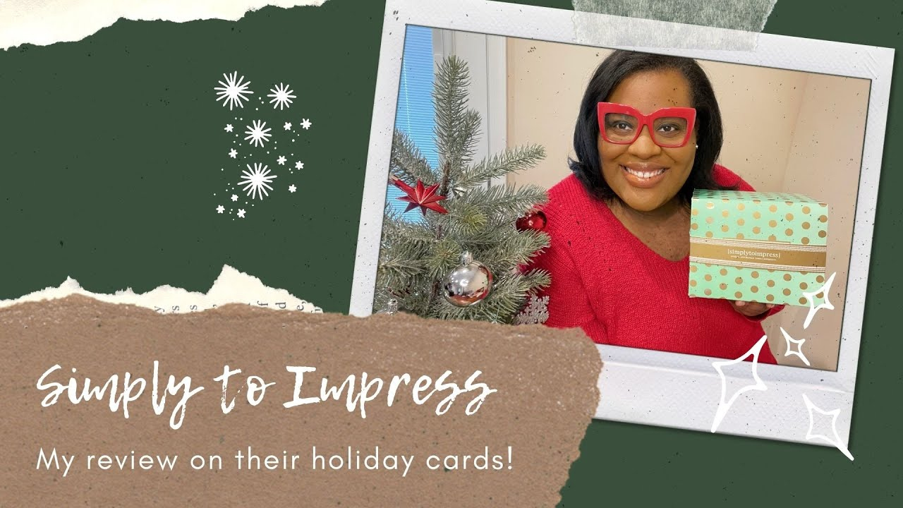 Simply To Impress Review | Christmas Cards 🎄 inside Simply To Impress Christmas Cards