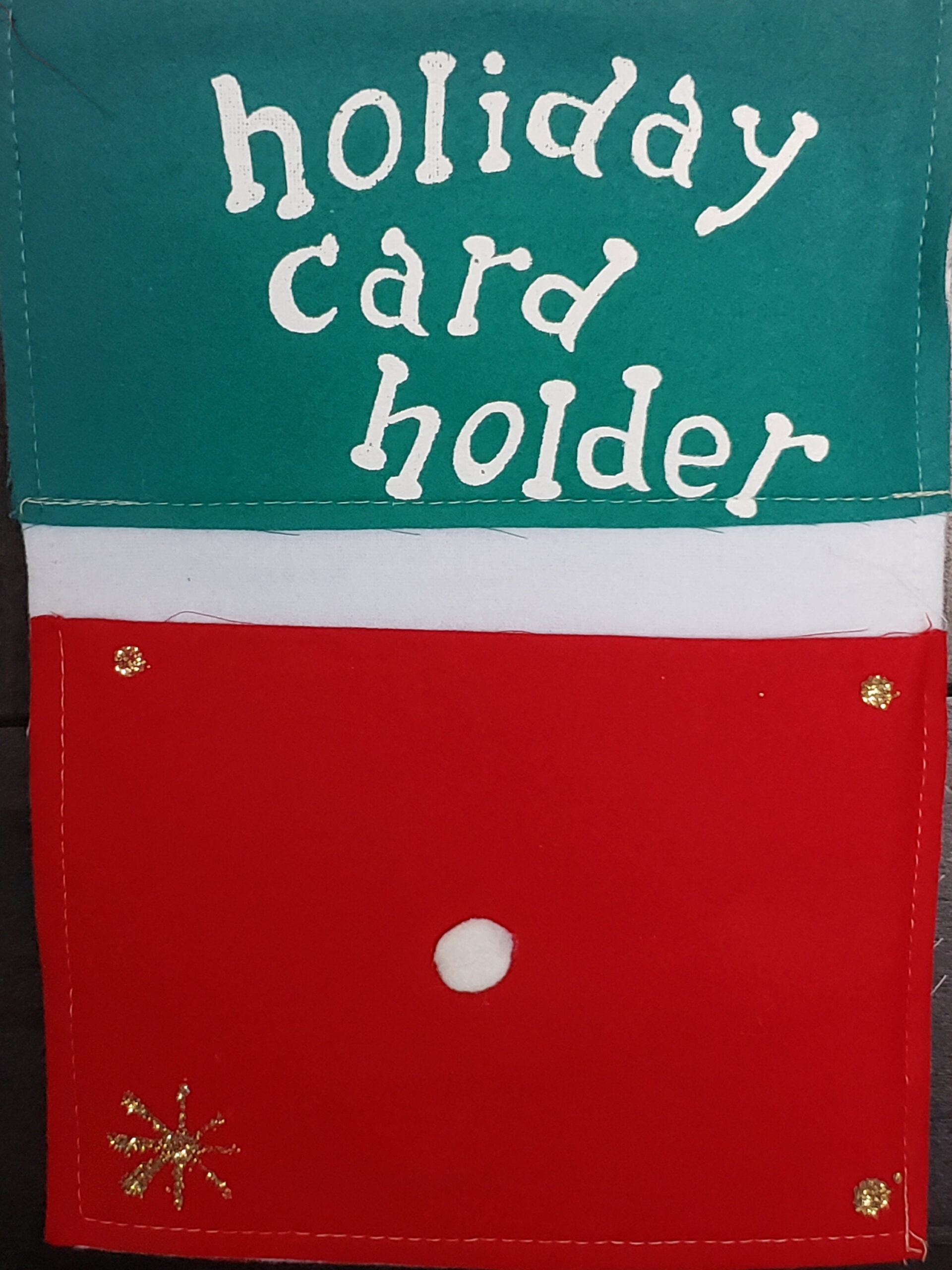 Vintage Felt Carolers Or Choir Boys Holiday Card Holder Wall with Antique Christmas Felt Cards Holder Choir Boys Pockets