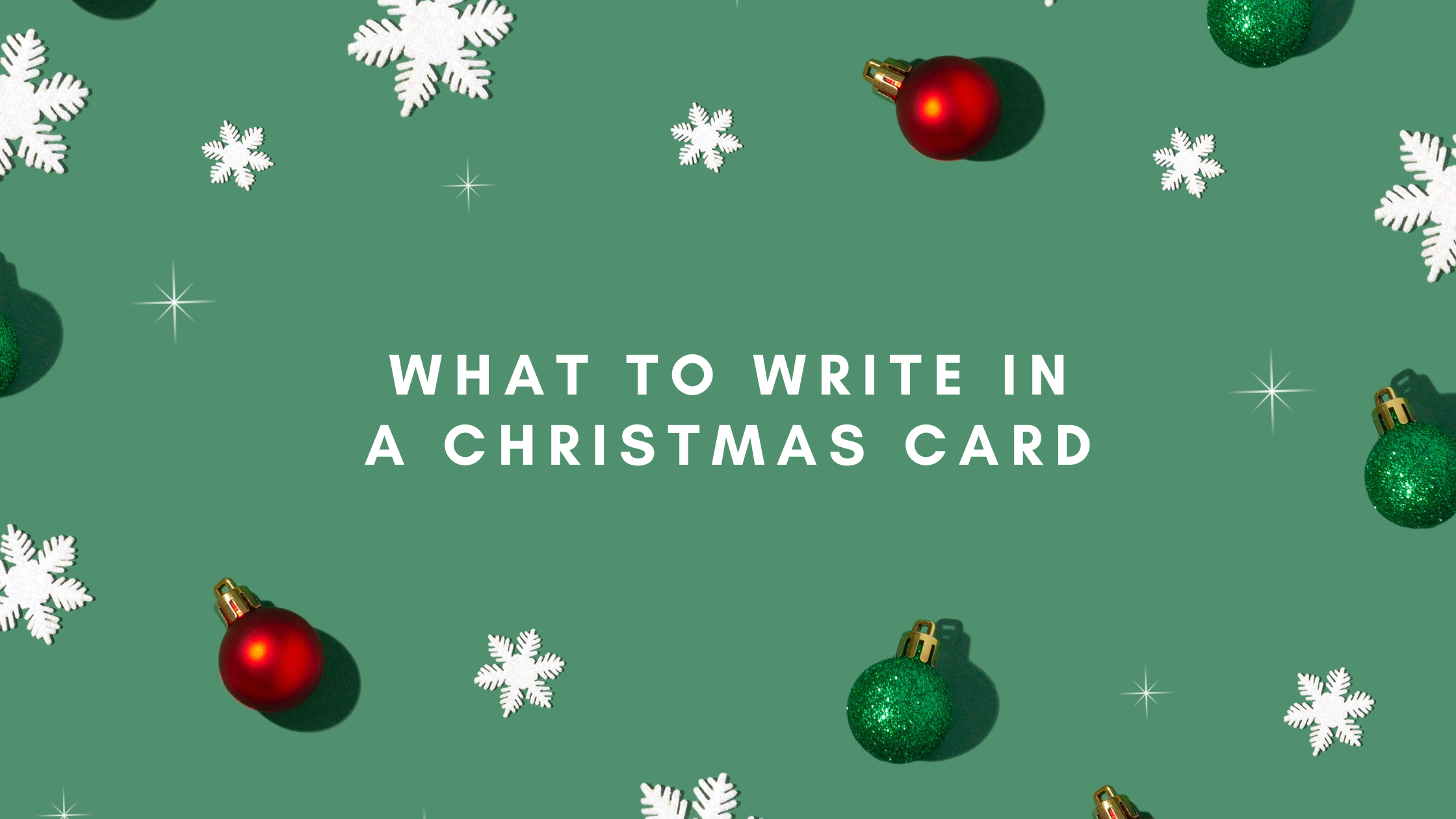 What To Write In A Christmas Card - Utility Gift Blog pertaining to Stuff To Write On Christmas Cards