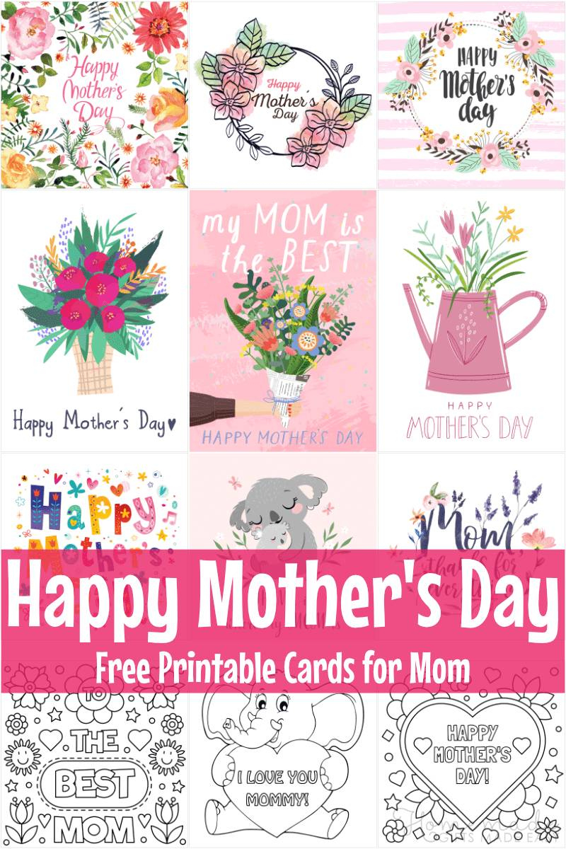 132 Free Printable Mother&amp;#039;S Day Cards For Your Mom pertaining to Printable Card For Mom On Father&amp;#039;S Day