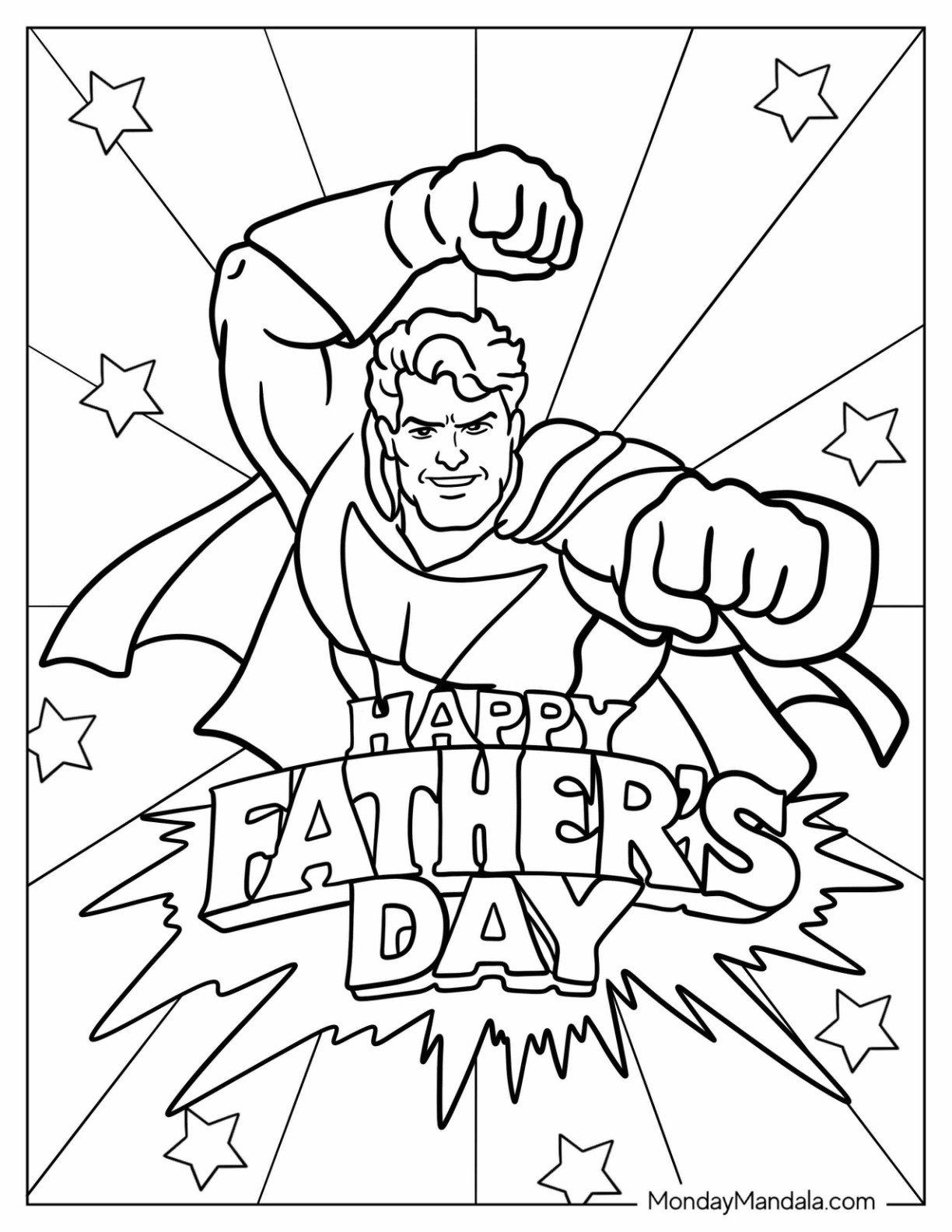 48 Father&amp;#039;S Day Coloring Pages (Free Pdf Printables) intended for Free Father&amp;amp;#039;s Day Printable Cards To Color