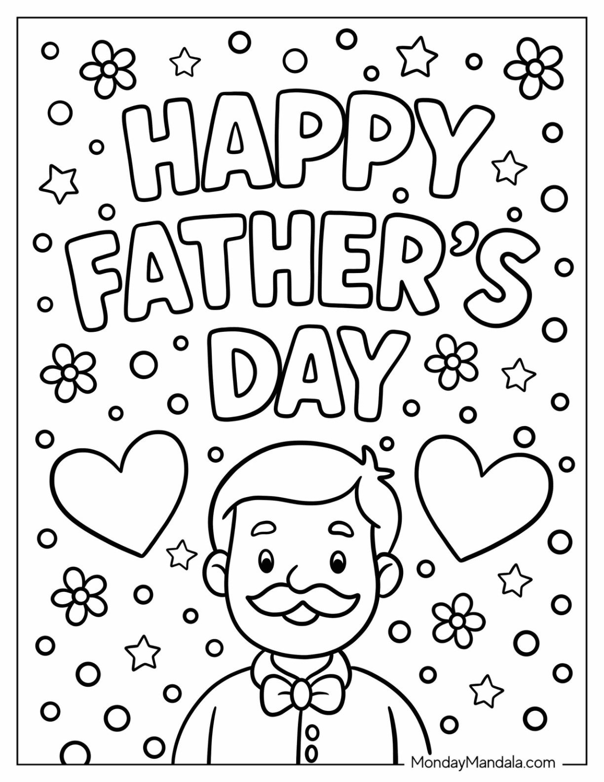 48 Father&amp;#039;S Day Coloring Pages (Free Pdf Printables) within Printable Coloring Father&amp;amp;#039;s Day Card