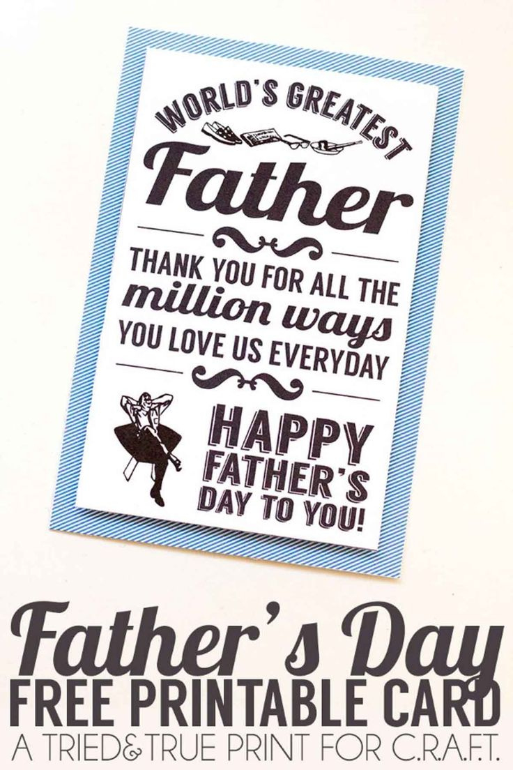 50 Free Printable Father&amp;#039;S Day Cards That Are Totally Thoughtful inside Free Printable Husband Father&amp;amp;#039;s Day Cards