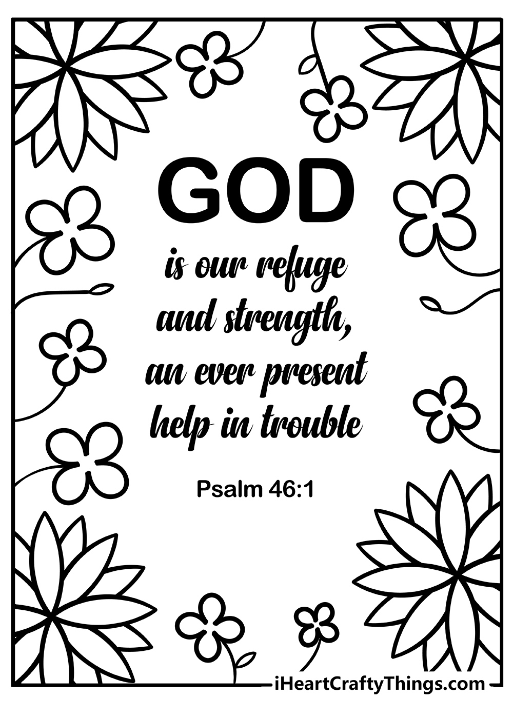 Bible Verse Coloring Pages (100% Free Printables) with Free Printable Bible Verse To Color Father&amp;#039;S Day Card