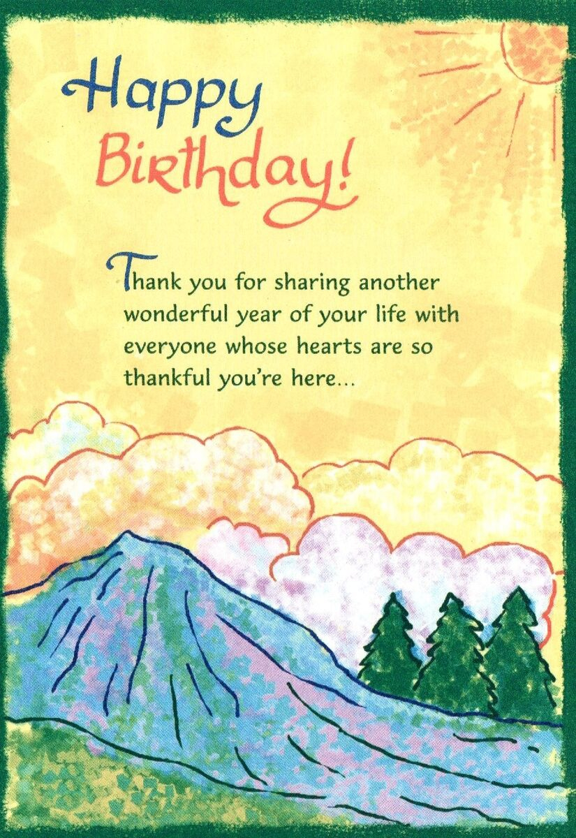 Blue Mountain Arts &amp;quot;Happy Birthday! Thank You For&amp;quot; Birthday pertaining to Blue Mountain Printable Easter Cards