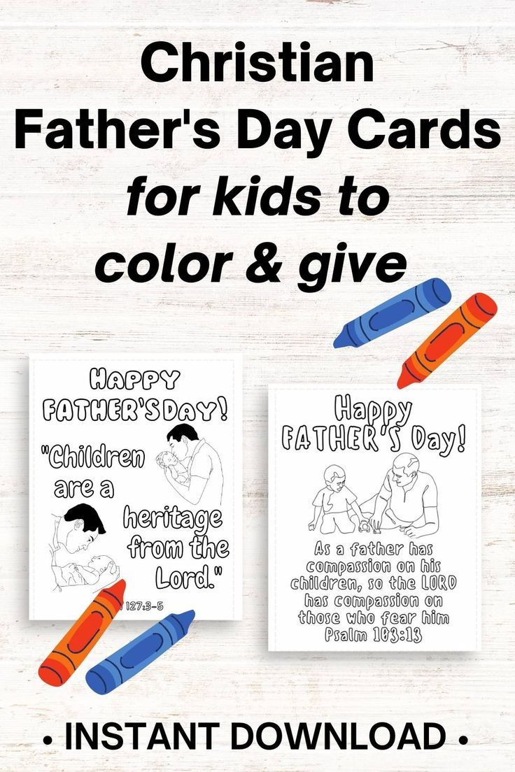 Christian Father&amp;#039;S Day Cards To Print And Color regarding Printable Christian Father Day Cards