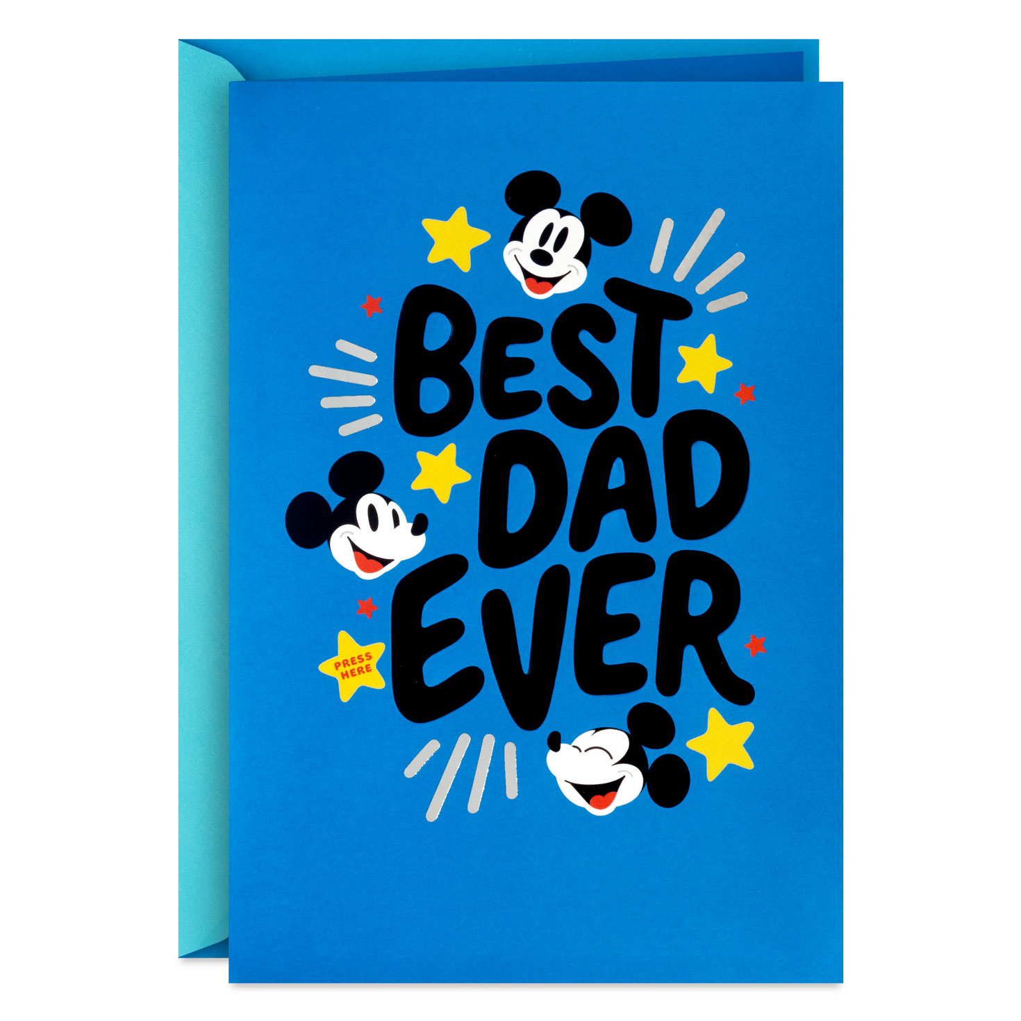 Disney Mickey Mouse Best Dad Ever Musical Father&amp;#039;S Day Card inside Disney Father&amp;amp;#039;s Day Cards Printable