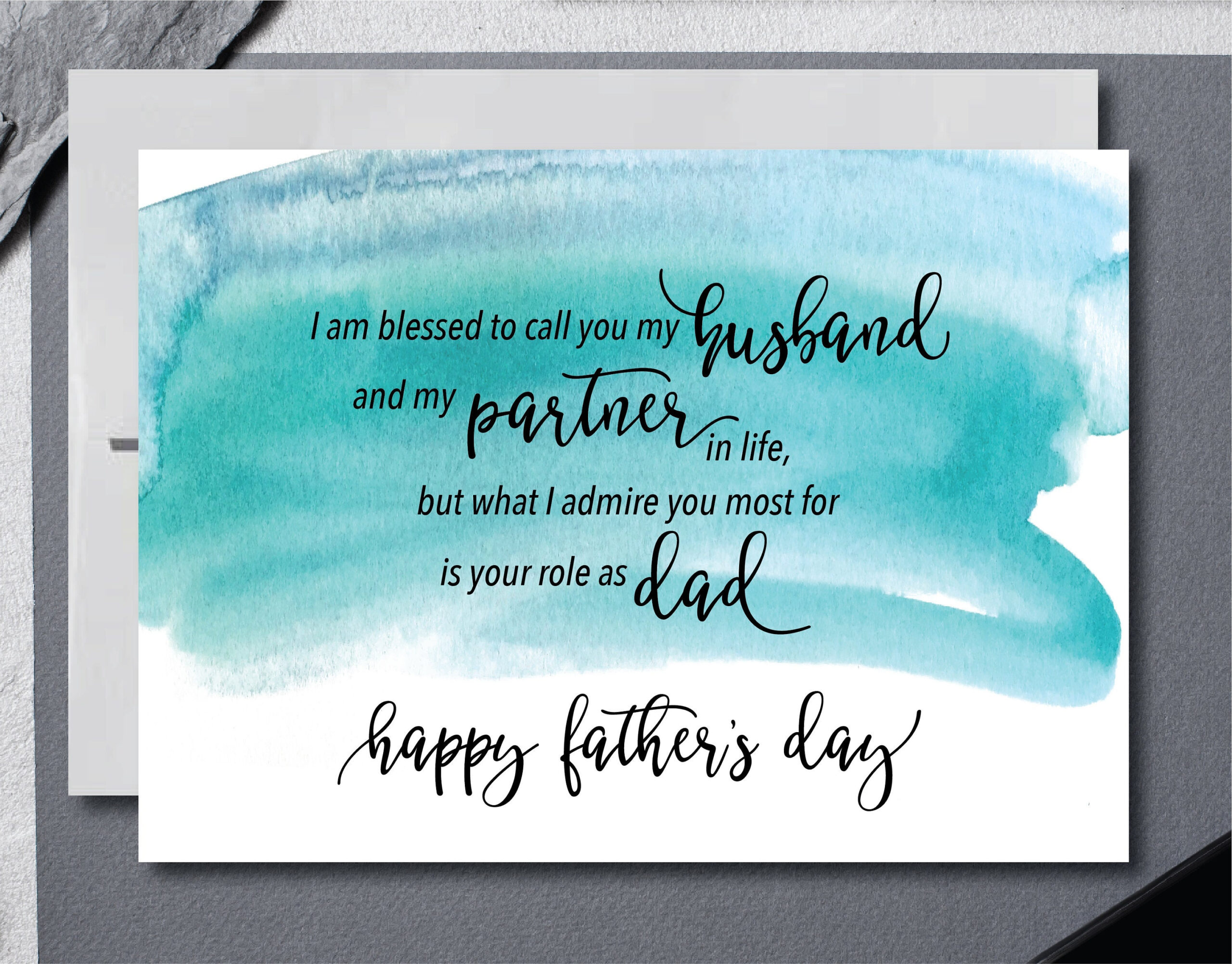 Father&amp;#039;S Day Card For Husband | Father&amp;#039;S Day Card From Wife with regard to Father&amp;amp;#039;s Day Card To My Husband Printable