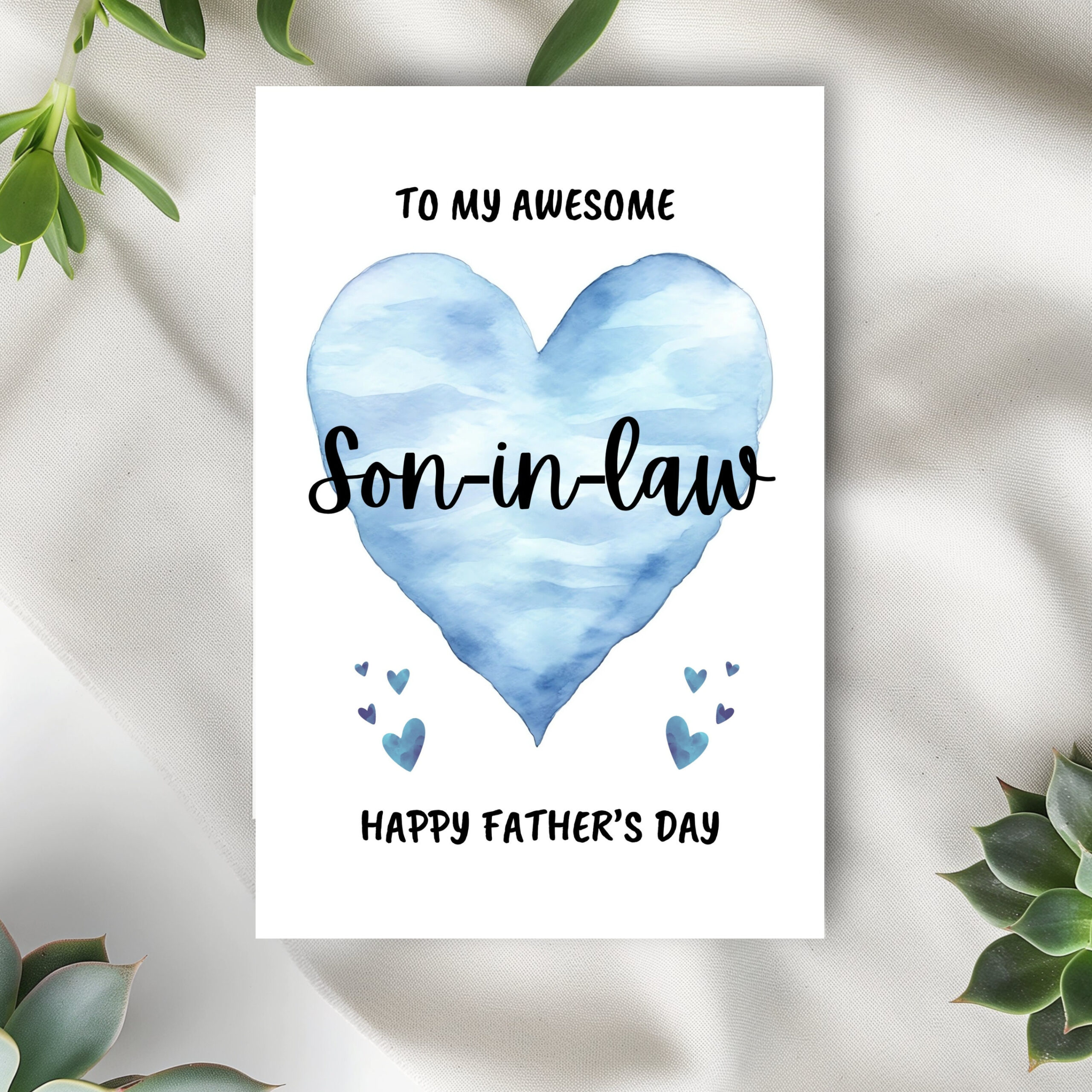 Father&amp;#039;S Day Card For Son-In-Law, Happy Fathers Day Greeting Card for Free Printable Father&amp;amp;#039;s Day Cards For Son In Law