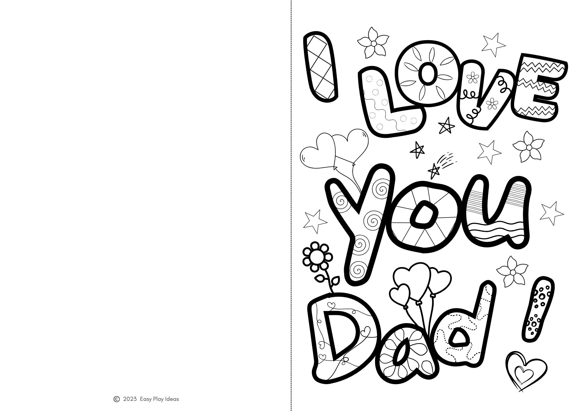 Father&amp;#039;S Day Cards &amp;amp; Colouring — Easy Play Ideas For Kids pertaining to Father&amp;#039;S Day Cards Colouring Printables