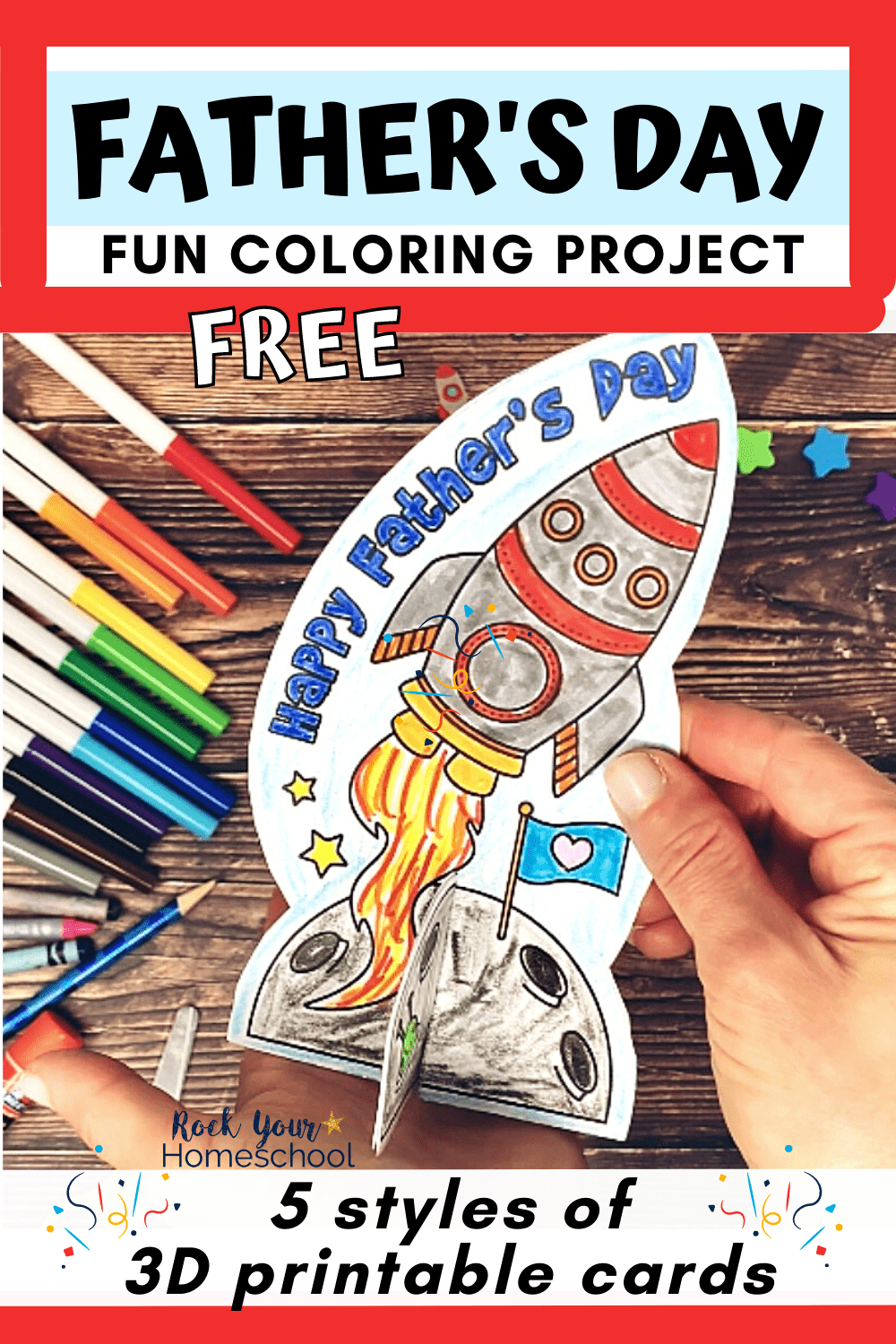 Father&amp;#039;S Day Cards For Kids: 5 Cool 3D Styles (Free Printable Set) within Printable Father&amp;amp;#039;s Day Cards From Kids