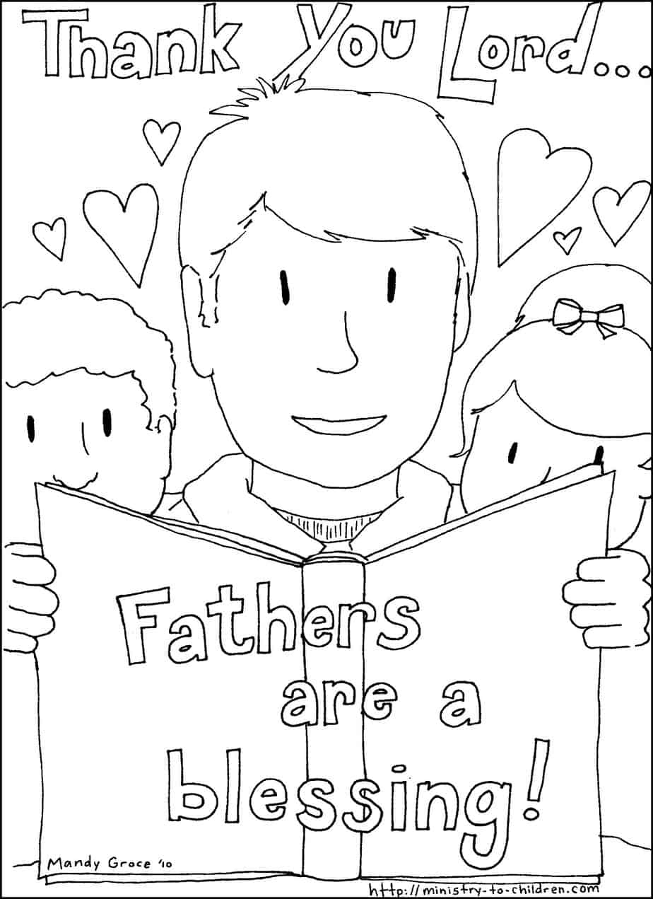 Father&amp;#039;S Day Coloring Pages (100% Free) Easy Print Pdf throughout Printable Christian Father Day Cards