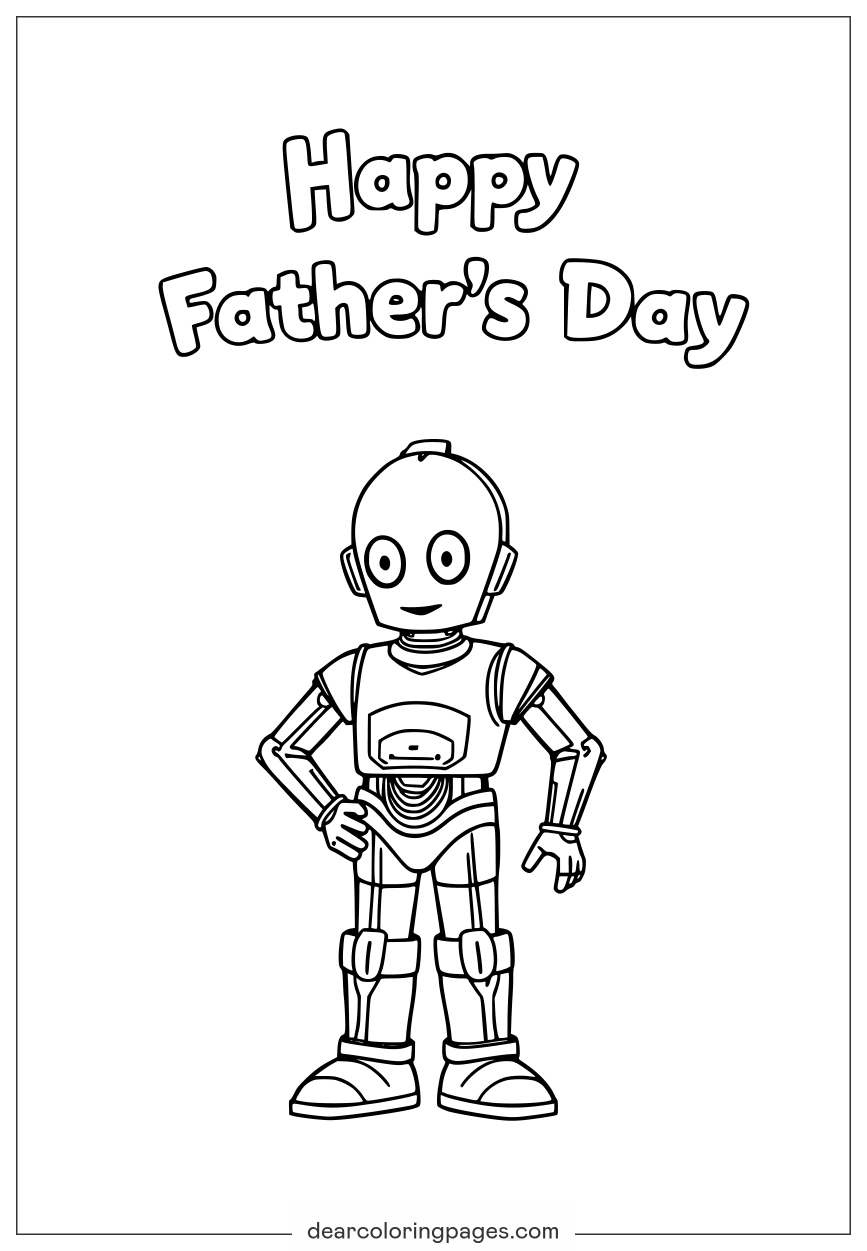 Father&amp;#039;S Day Coloring Pages - 23 Free Printable Coloring Pages regarding Father&amp;#039;S Day Star Wars Printable Cards To Color