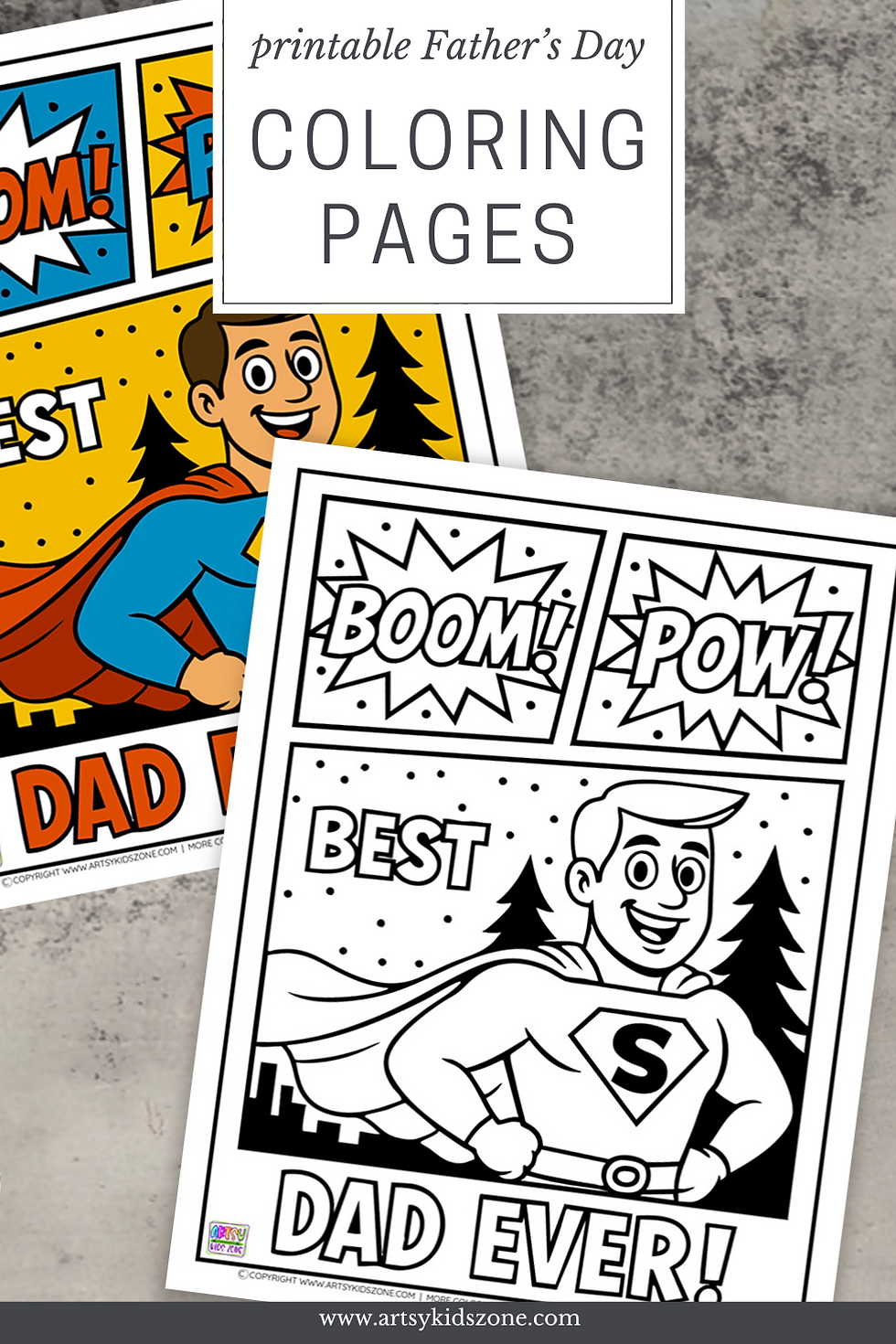 Father&amp;#039;S Day Coloring Pages: Superhero Edition regarding Father&amp;amp;#039;s Day Superhero Card Printable