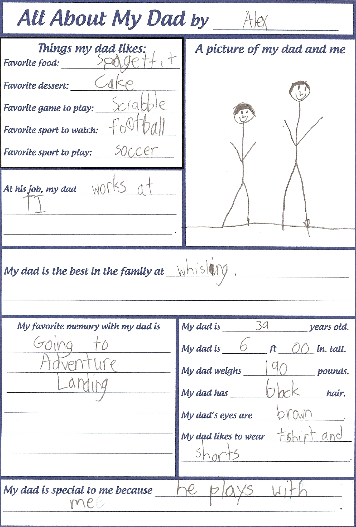 Father&amp;#039;S Day Printable | Big D &amp;amp; Me pertaining to Father&amp;#039;S Day Card For Kids Printable