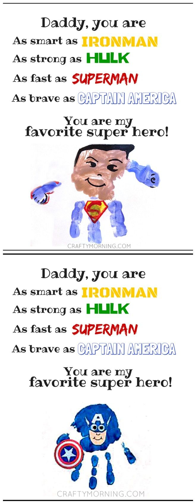 Free Father&amp;#039;S Day Super Hero Printable - Crafty Morning with Superman Father Day Card Printable