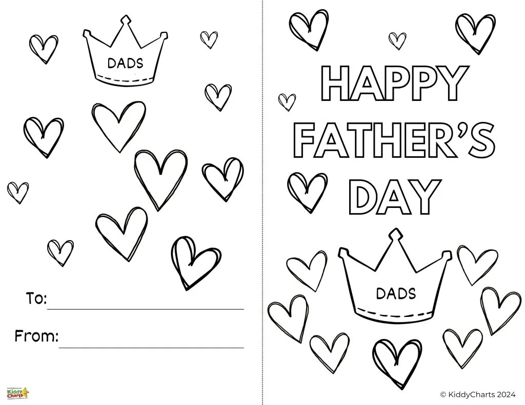 Free Happy Father&amp;#039;S Day Printable Cards To Color In for Father&amp;#039;S Day Printable Cards Sports