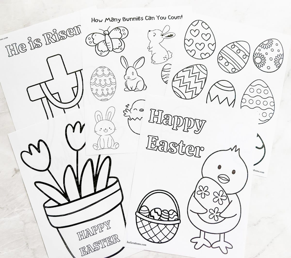 Free Printable Easter Coloring Pages For Kids - Fox Farm Home within Easter Card Colouring Printables