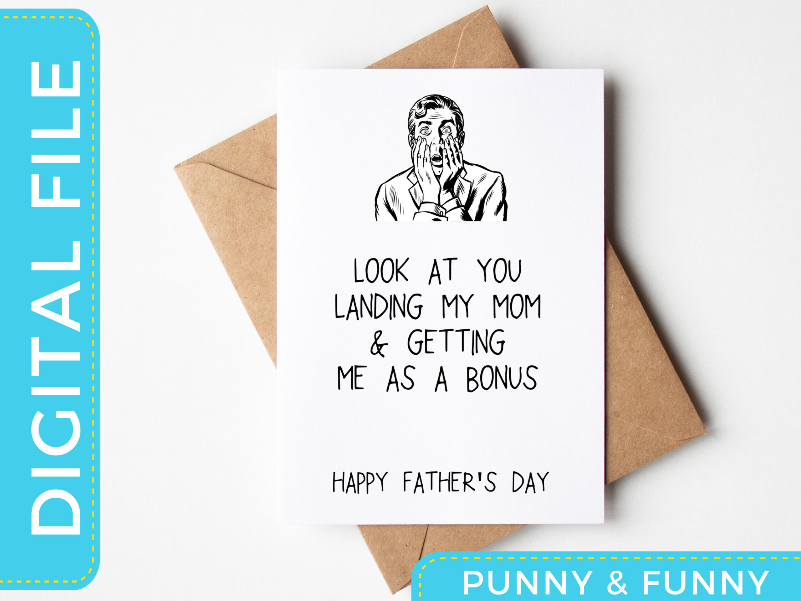 Funny Stepdad Father&amp;#039;S Day Printable Card | I Am The Gift | From pertaining to Printable Father&amp;amp;#039;s Day Cards For Stepdads