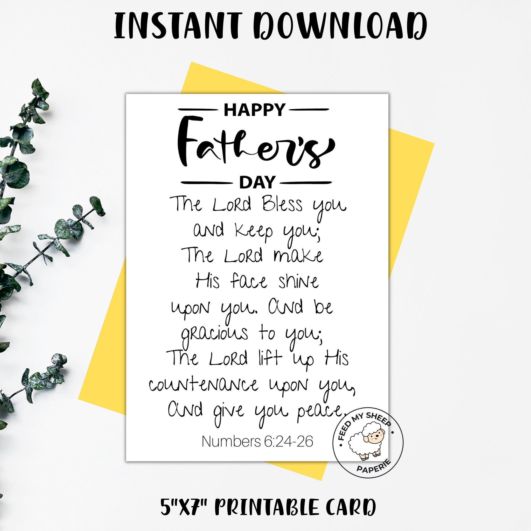 Happy Fathers Day Card | Fathers Day Prayer Blessing | Printable within Free Printable Bible Verse Father&amp;amp;#039;s Day Card