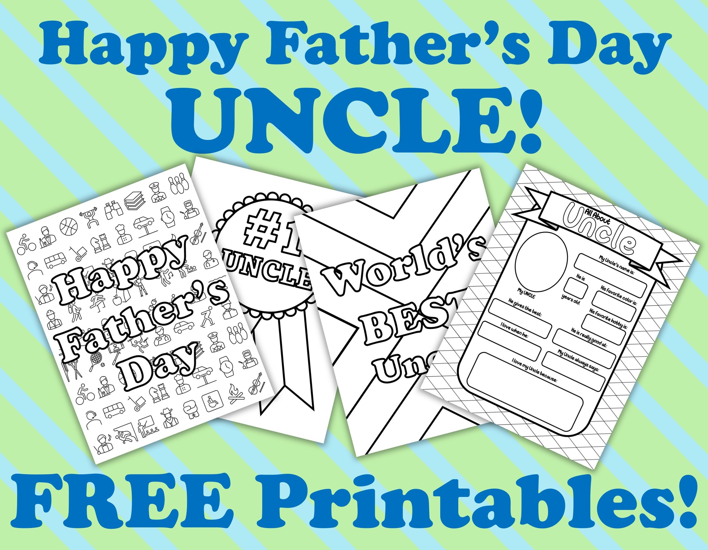 Life Worth The Living Blog inside Happy Father Day Printable Cards For Uncle