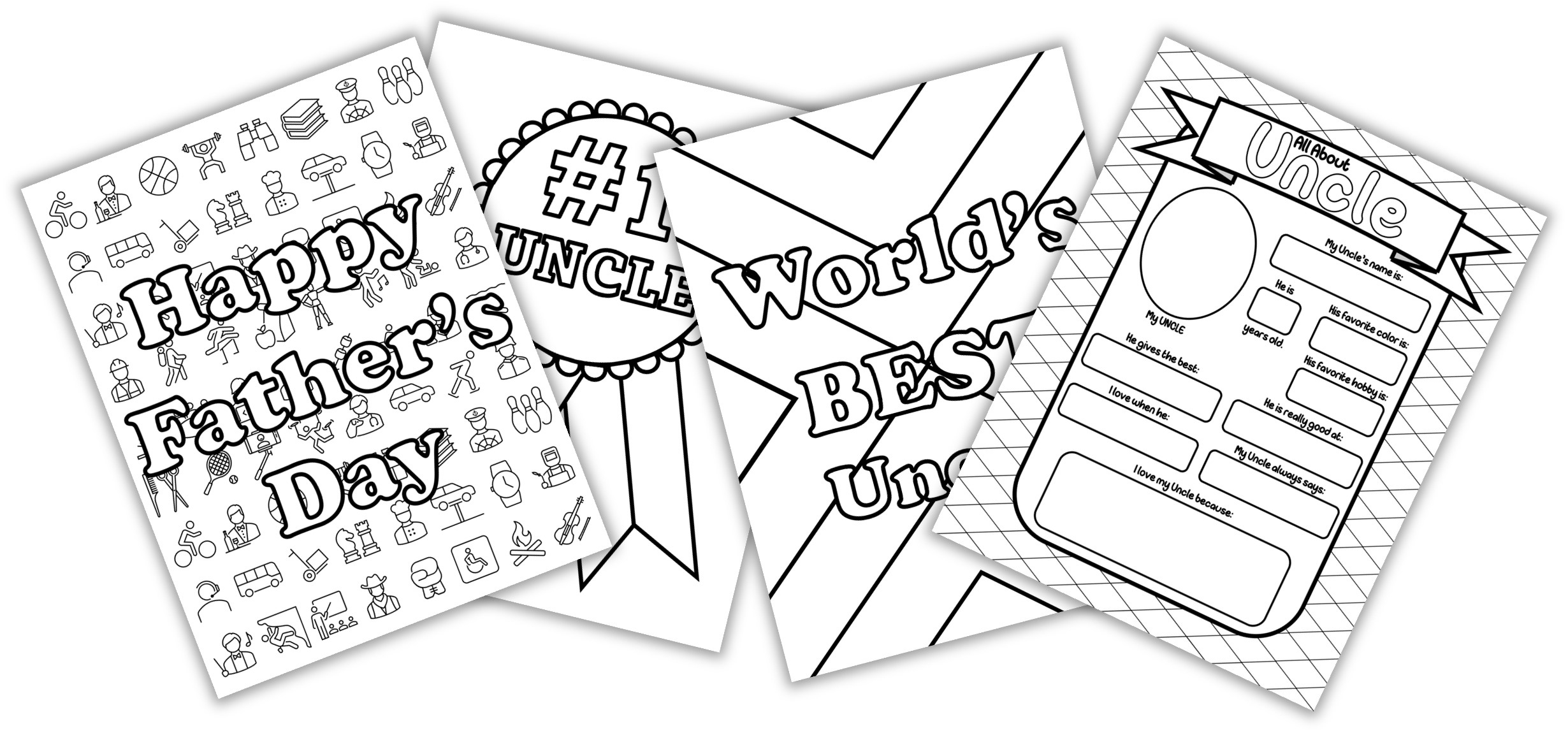 Life Worth The Living Blog intended for Happy Father Day Printable Cards For Uncle