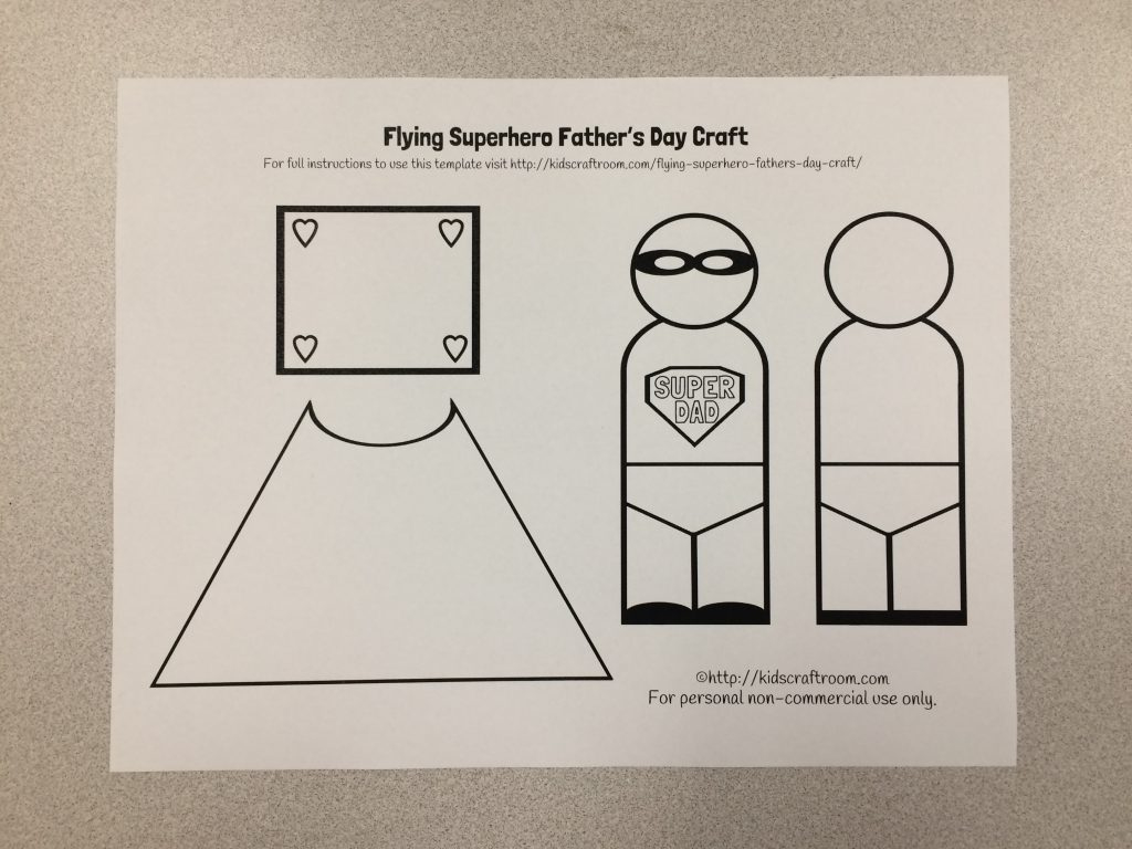 Make This Super Dad Gift For The Hero In Your Life pertaining to Father&amp;#039;S Day Superhero Card Printable