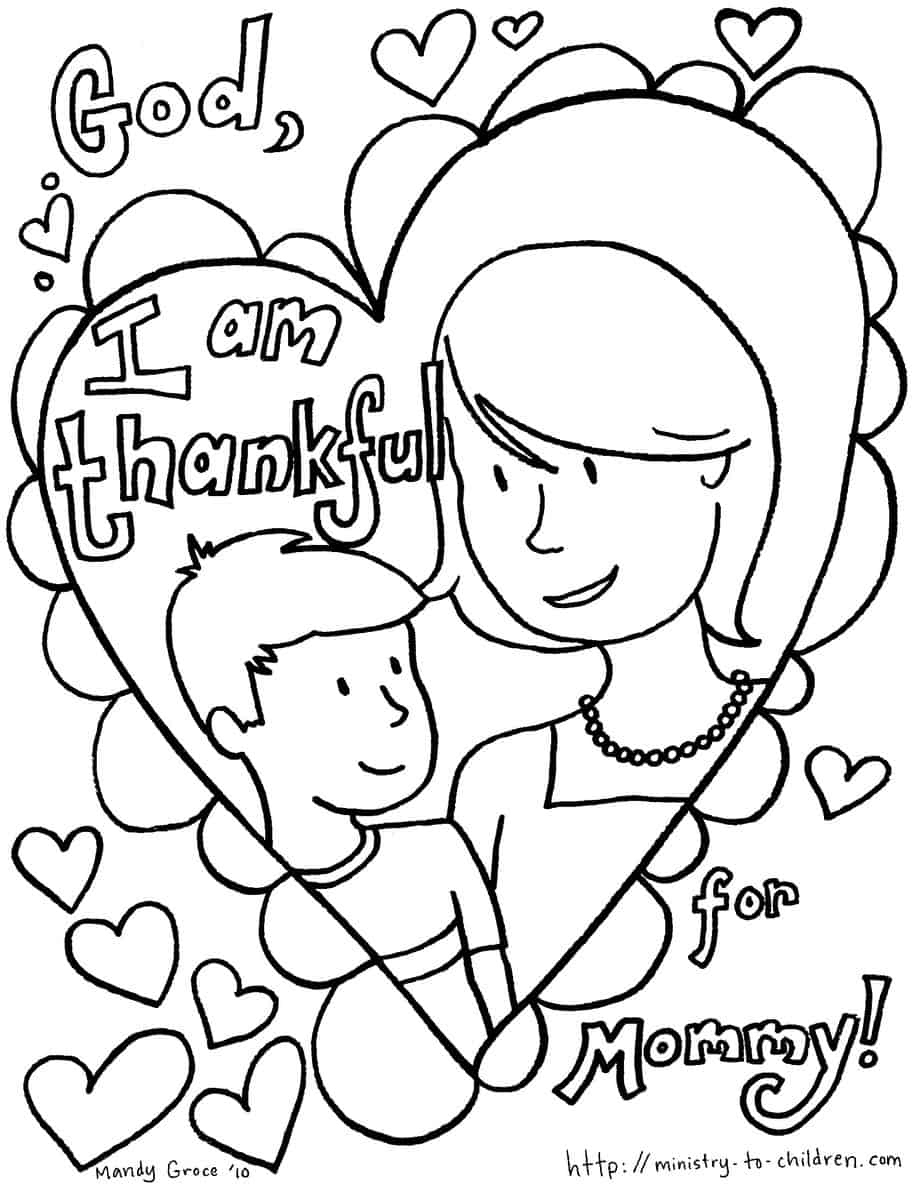 Mother&amp;#039;S Day Coloring Pages | Free Printable Pdf Coloring Book For for Printable Mothers Day Cards Mother Father Son