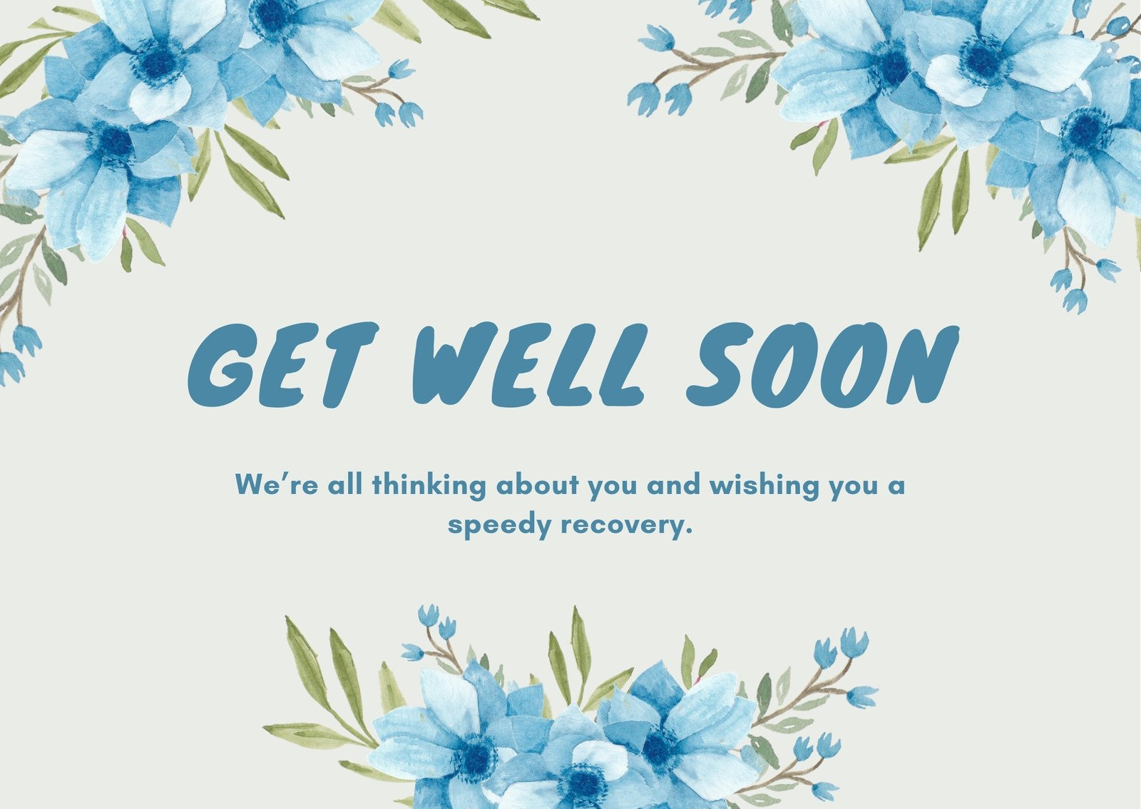 Page 3 - Free, Printable, Editable Get Well Soon Card Templates with Free Printable Father&amp;#039;S Day And Quick Recovery Cards