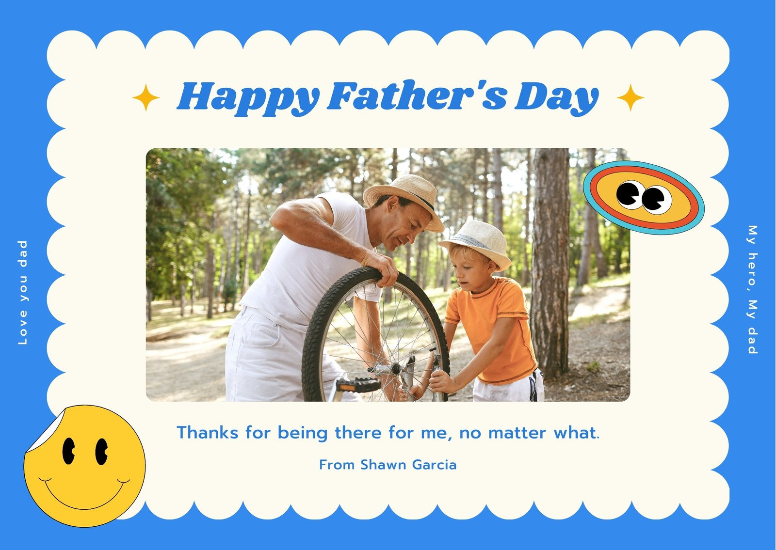 Page 9 - Free, Printable Father&amp;#039;S Day Card Templates To throughout Bluey Father&amp;#039;S Day Card Printable