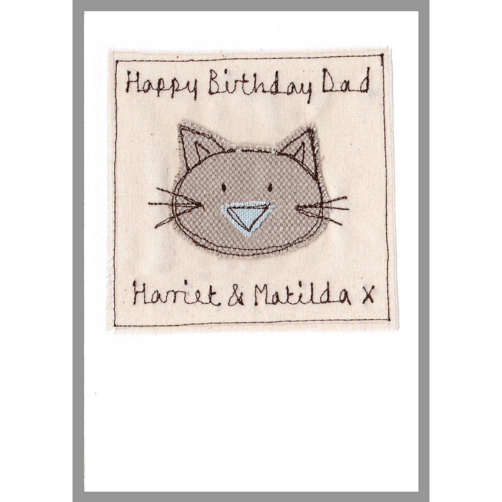 Personalised Cat Father&amp;#039;S Day Card For Dad Or Grandadmilly And regarding Printable Father&amp;amp;#039;s Day Card From Cat