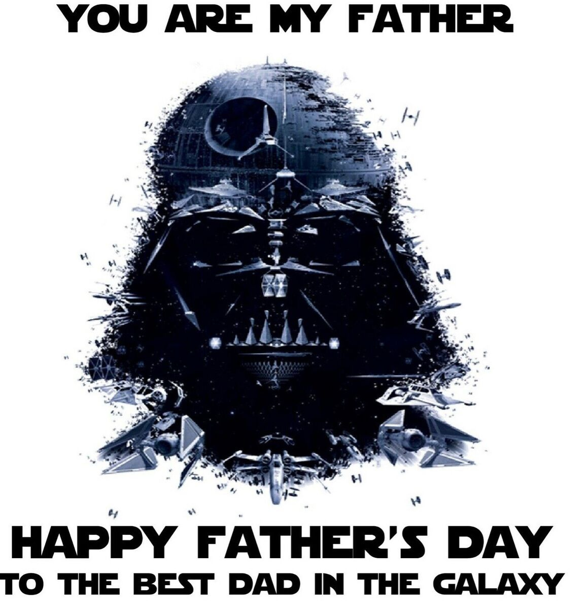 Personalised Star Wars Darth Vader Father&amp;#039;S Day Card- Dad, Step throughout Darth Vader Father&amp;amp;#039;s Day Card Printable