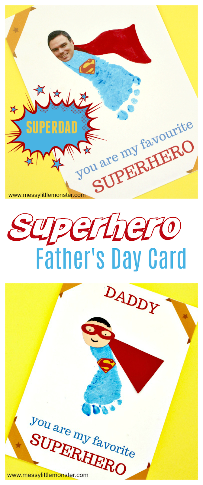 Printable Superhero Father&amp;#039;S Day Card To Make For Superdad - Messy throughout Father&amp;#039;S Day Superhero Card Printable