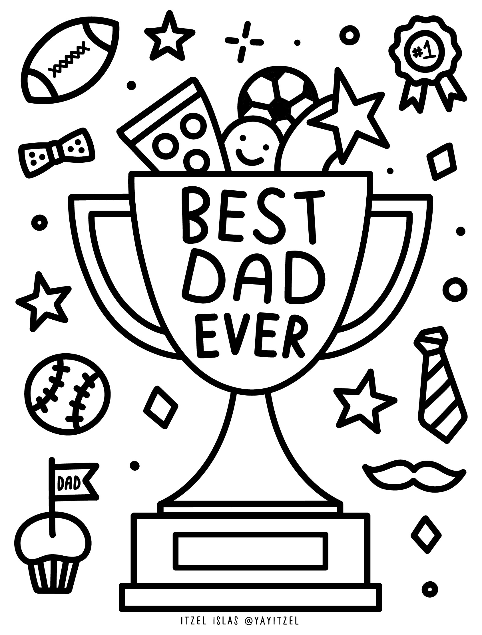 Printables - Free Coloring Pages &amp;amp; Learning Worksheets | Hp in Printable Father&amp;#039;S Day Card To Color
