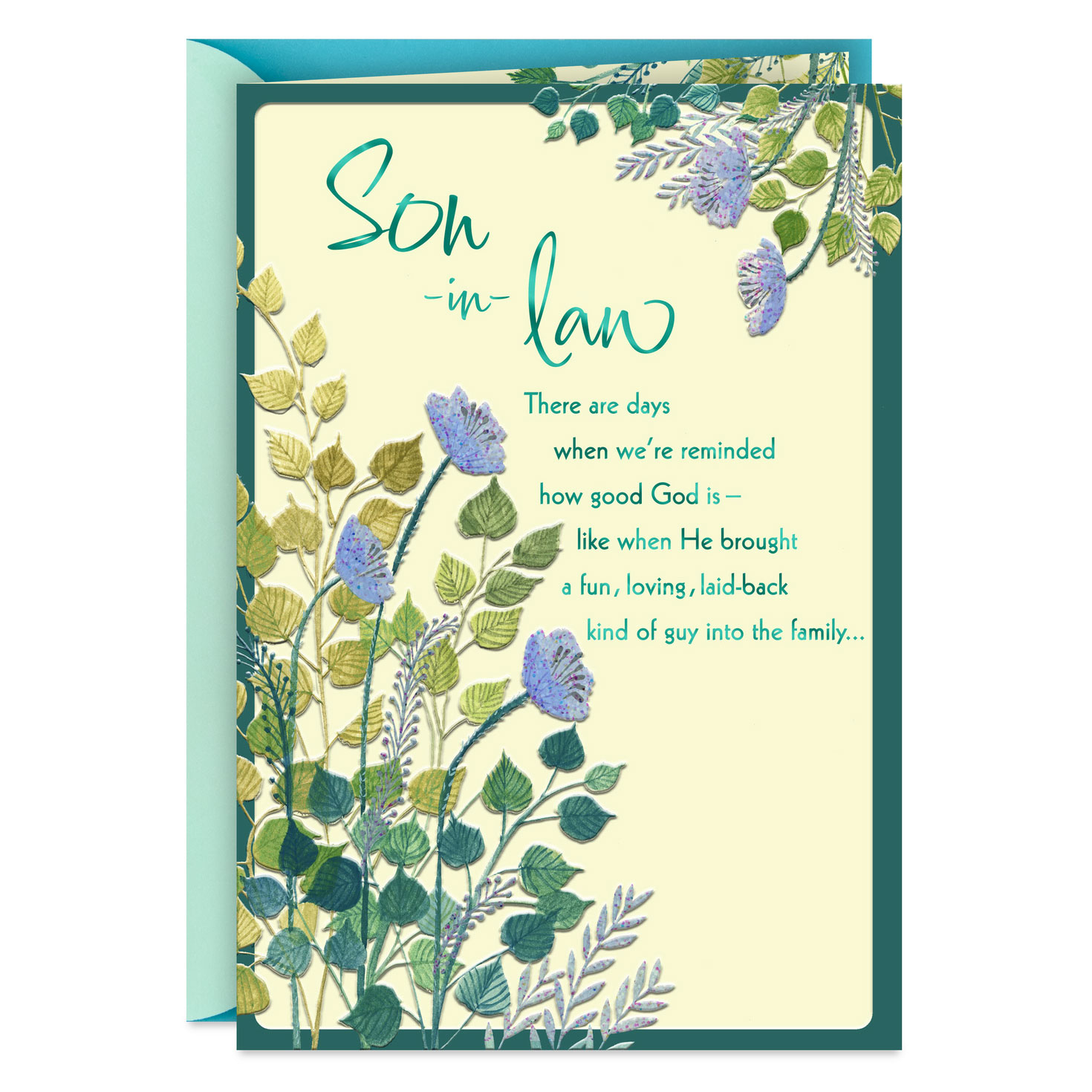 You&amp;#039;Re A Gift Religious Birthday Card For Son-In-Law - Greeting intended for Printable Father&amp;amp;#039;s Day Card For Son In Law