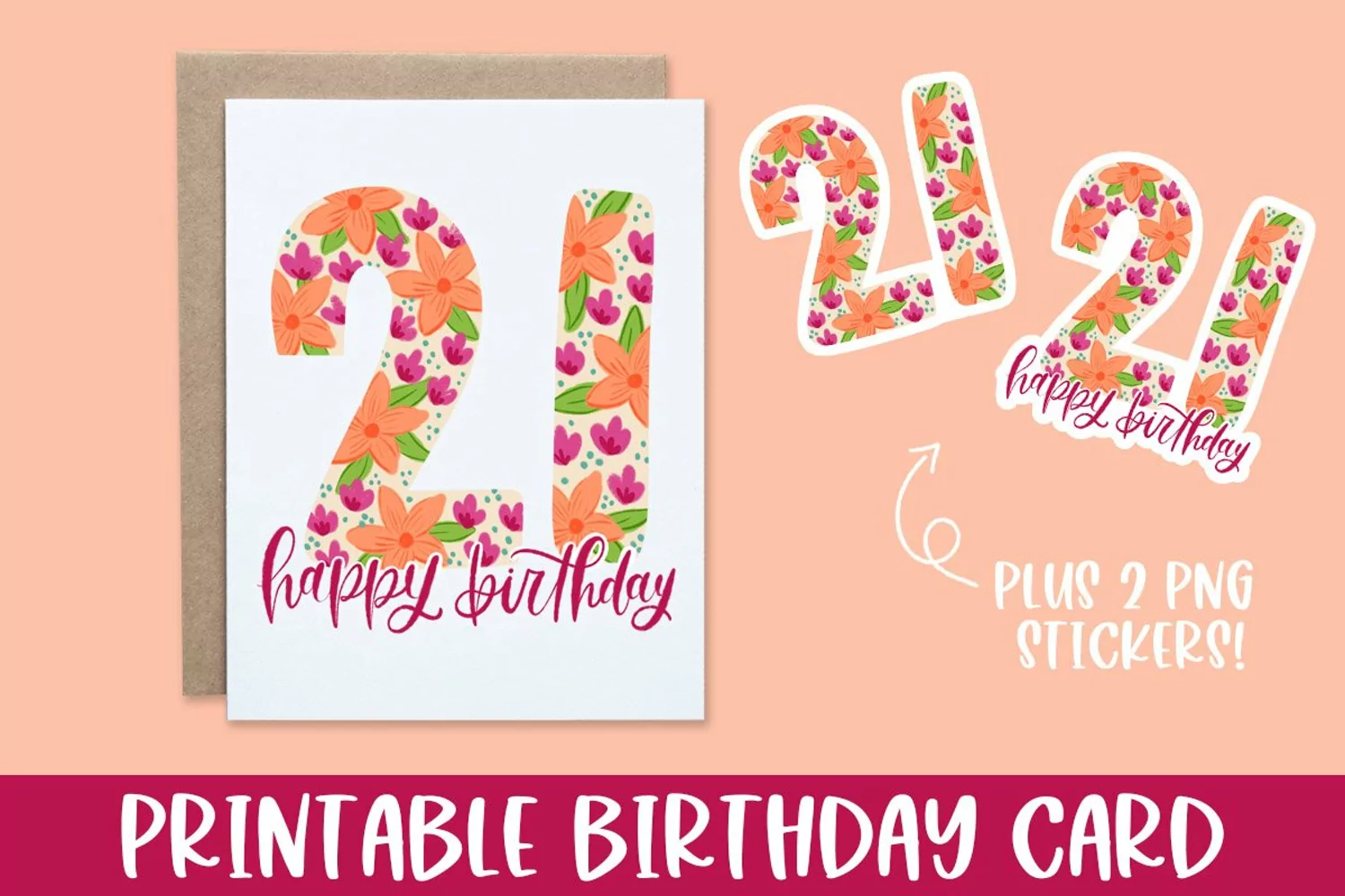 2561553 21st Birthday Printable Birthday Card And Stickers 2561553 21st Birthday Printable Birthday Card And Stickers