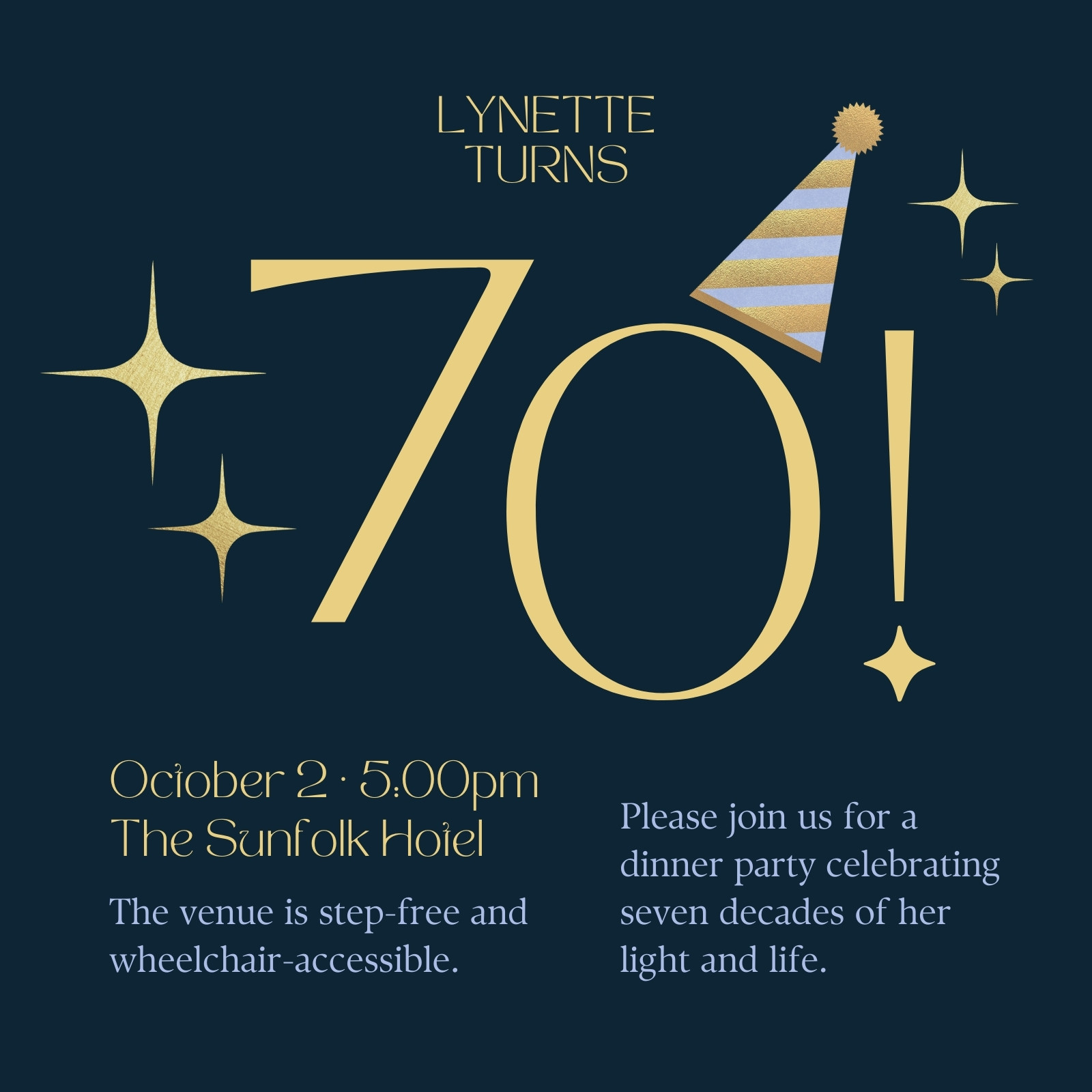 70th Birthday