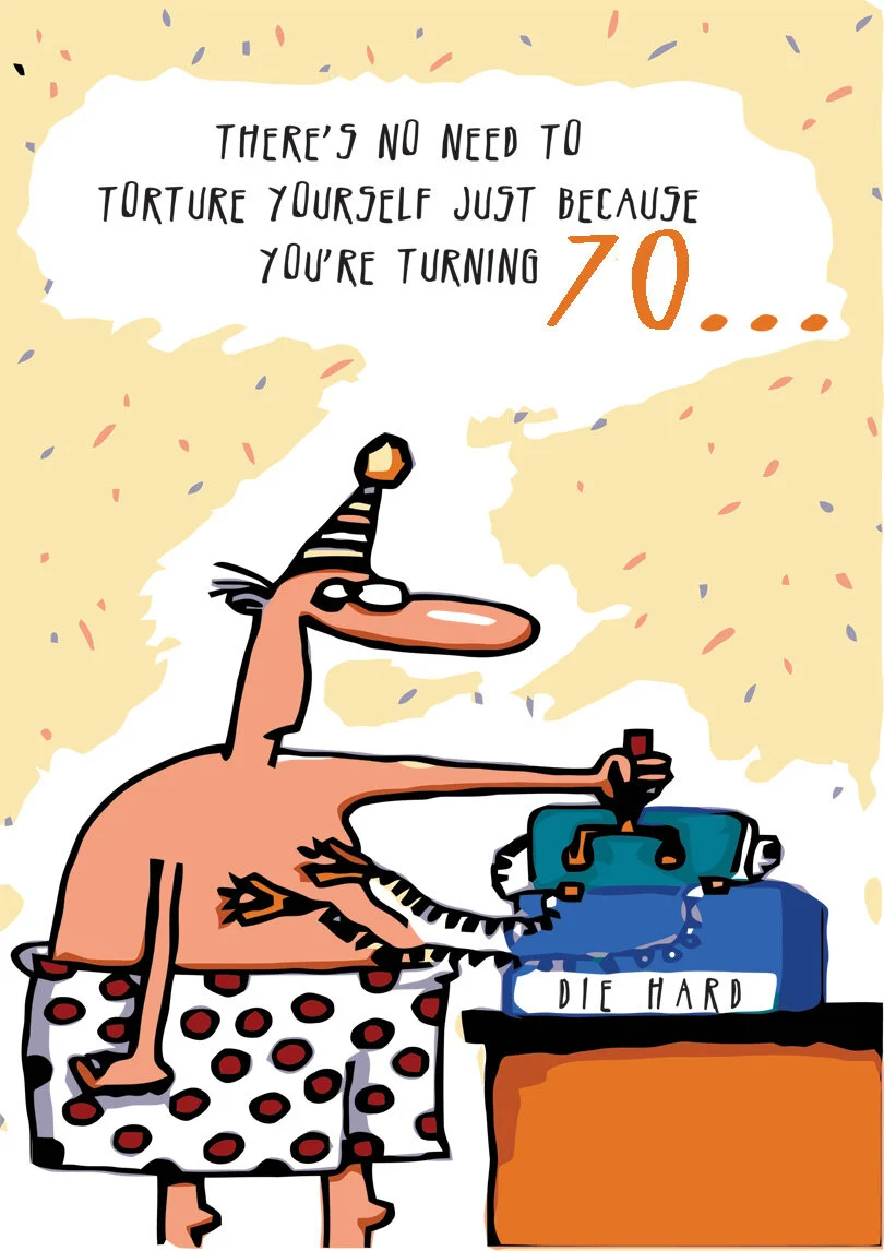 70th Printable Birthday Cards