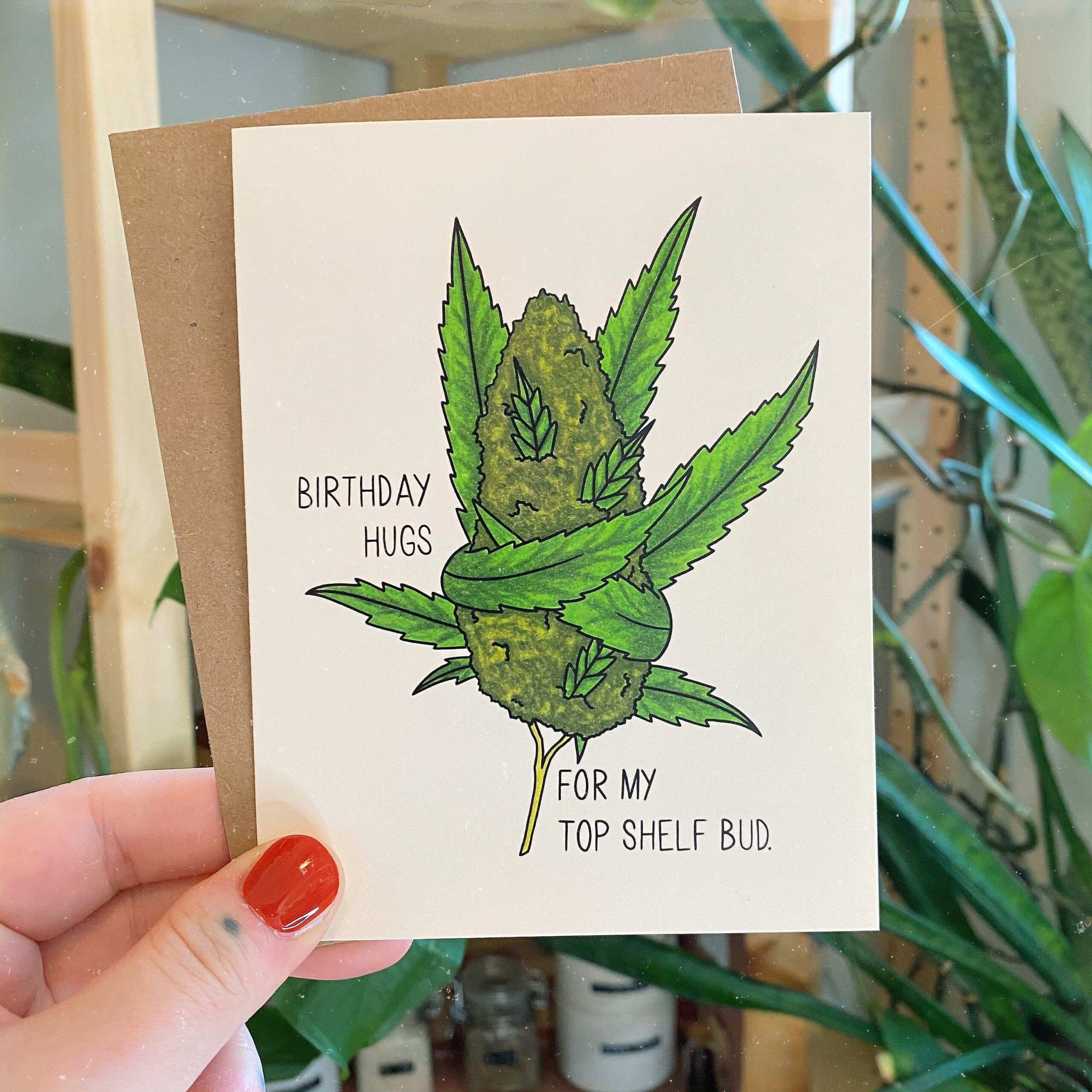 Birthday Weed Card Stoner Gift Funny