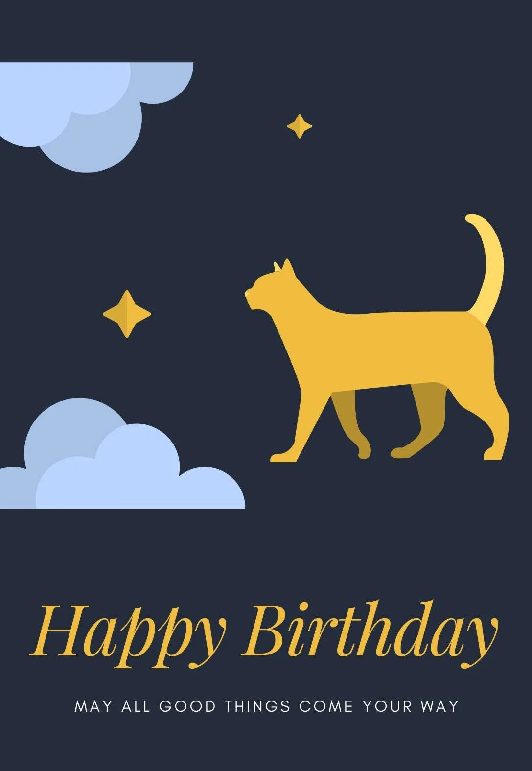 Cat Birthday Cards Free Printable Cat Birthday Cards Free Printable