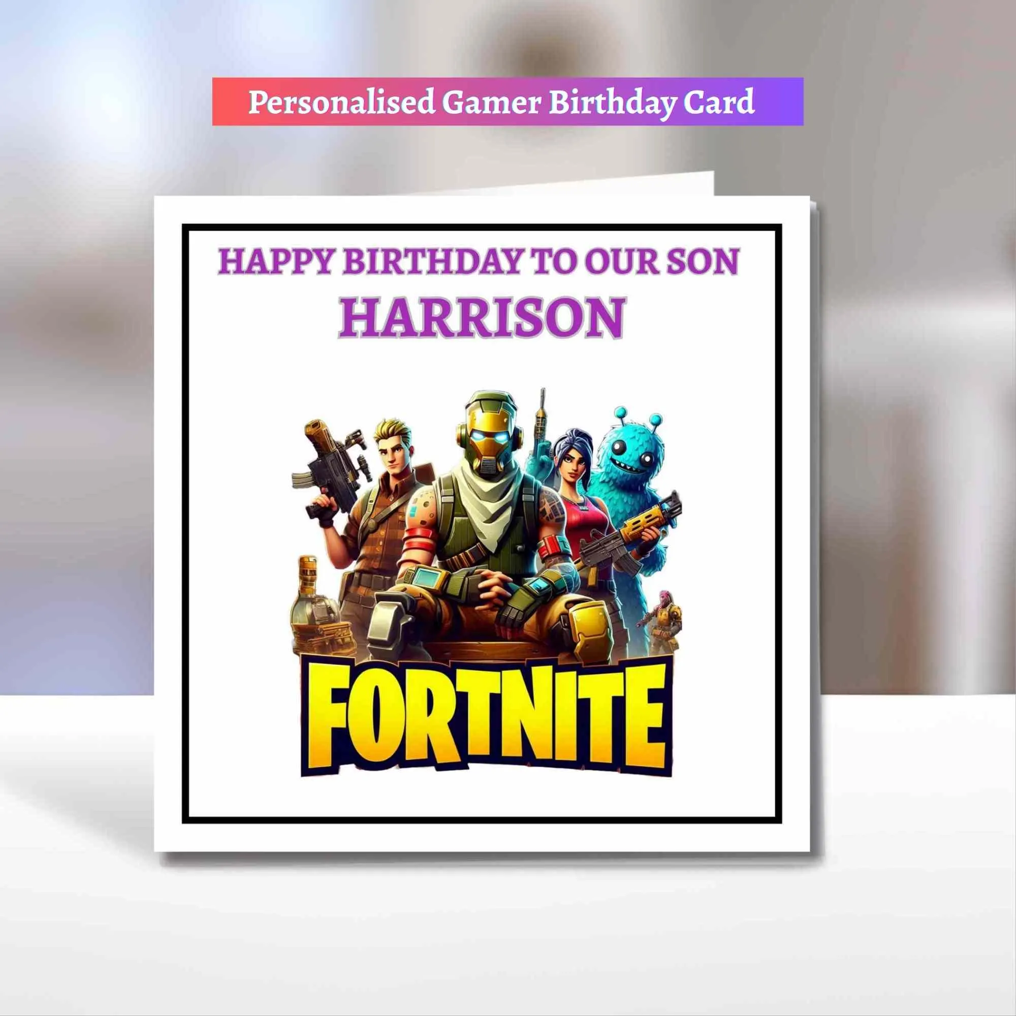 Fortnite Printable Birthday Card Fortnite Printable Birthday Card