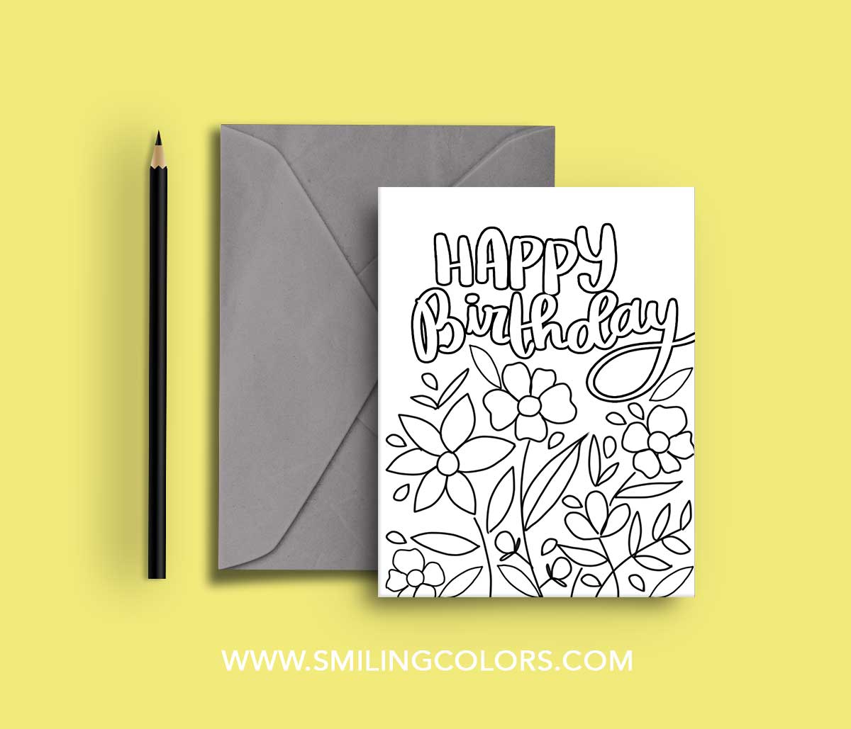 Free Foldable Printable Birthday Cards To Color Free Foldable Printable Birthday Cards To Color