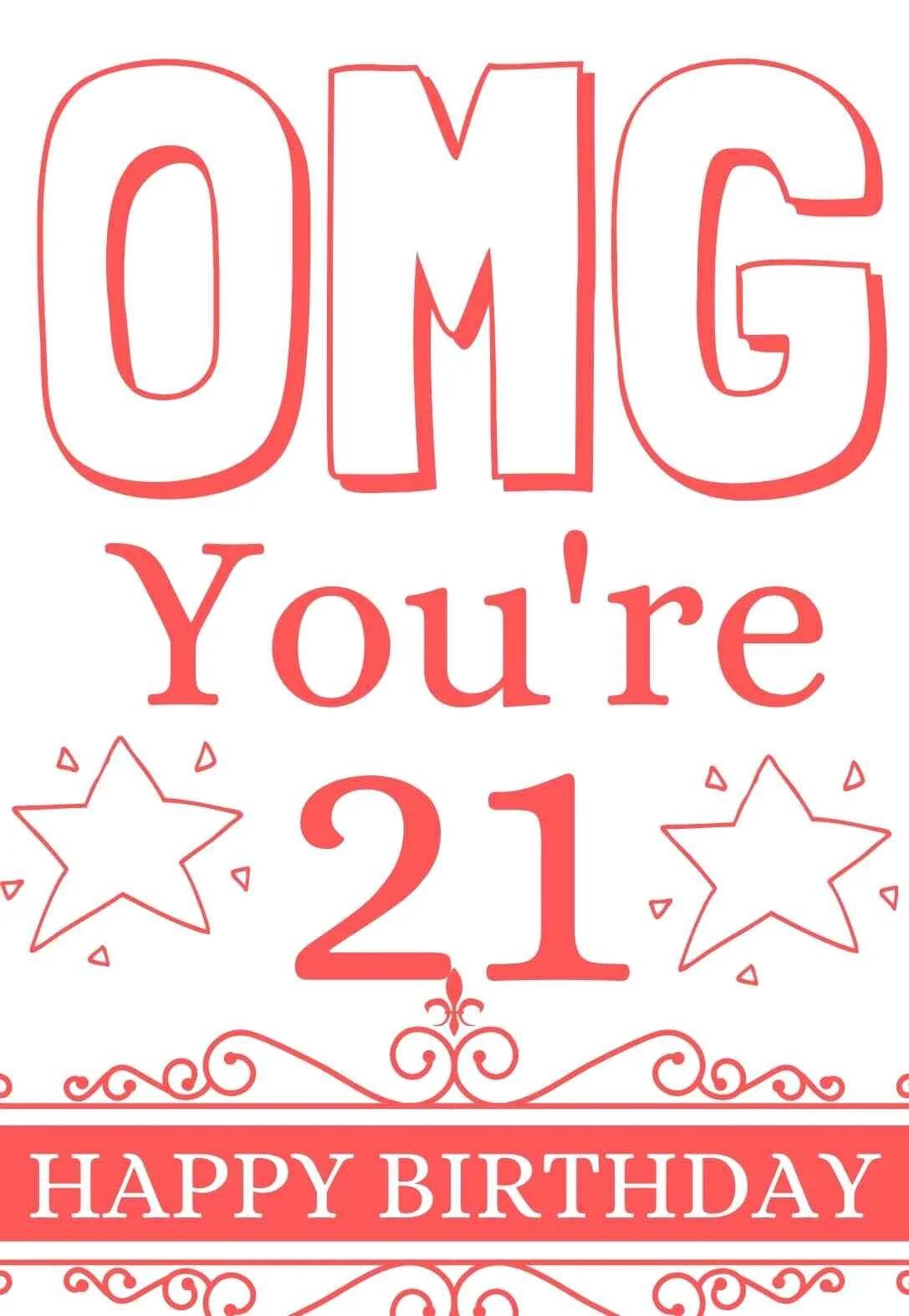 Free Printable 21st Birthday Cards Memes